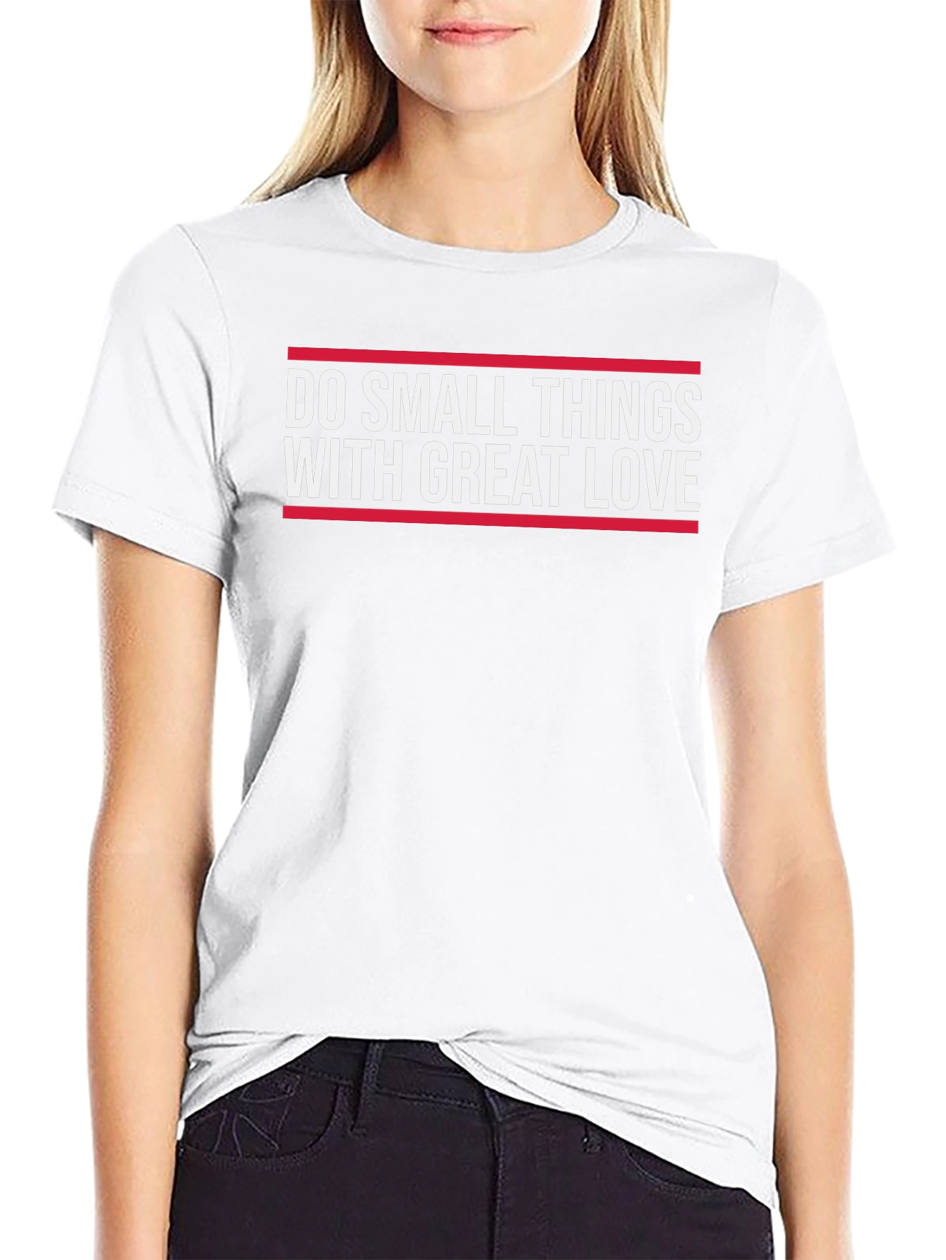 Do Small Things with Great Love Black T-Shirt