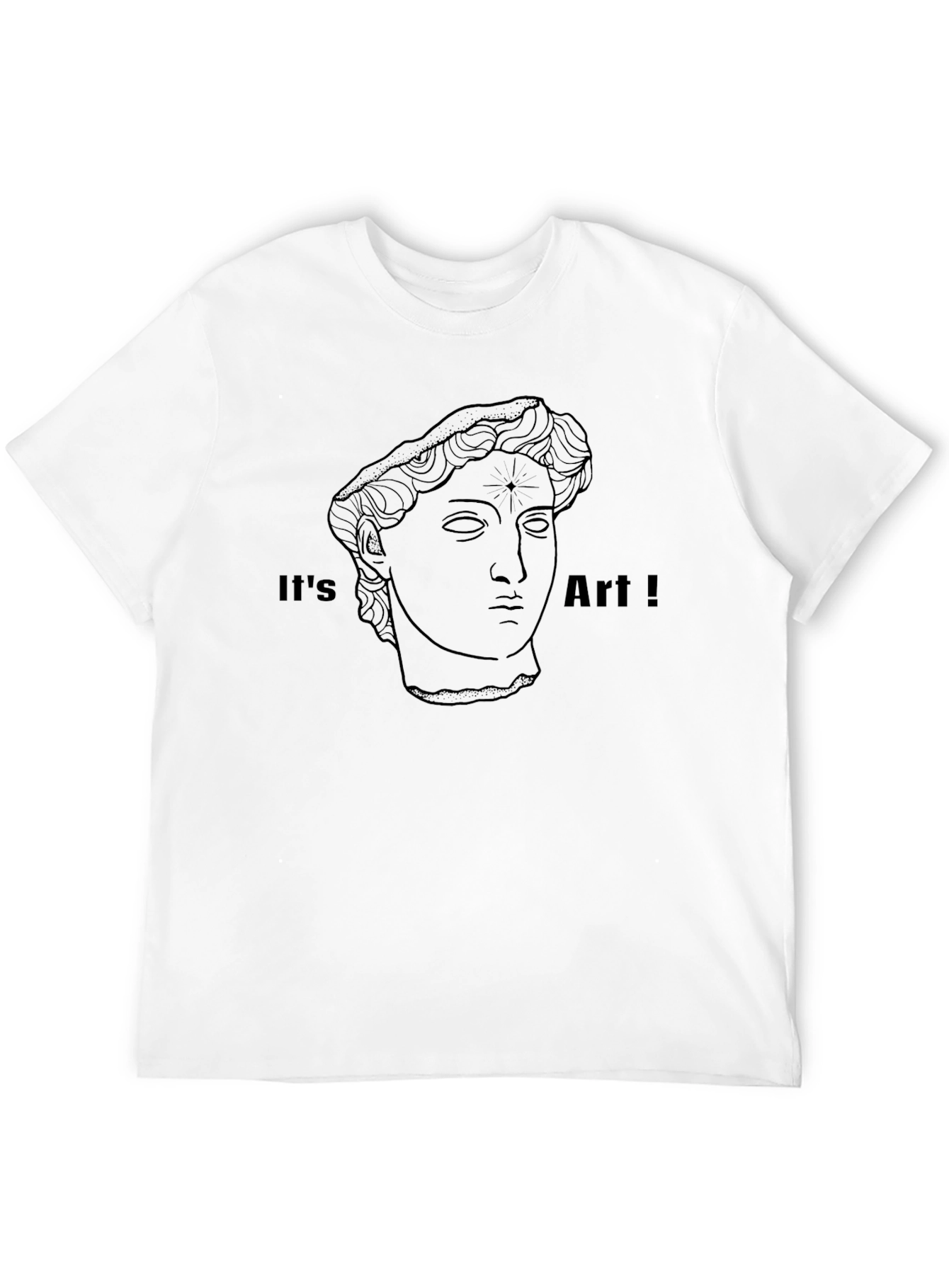 Its Art! Graphic Tee - Stylish Black T-Shirt