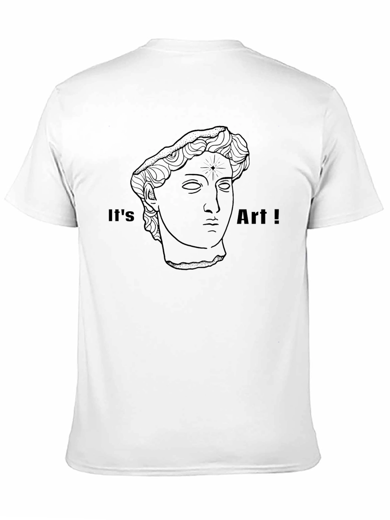 Its Art! Graphic Tee - Stylish Black T-Shirt