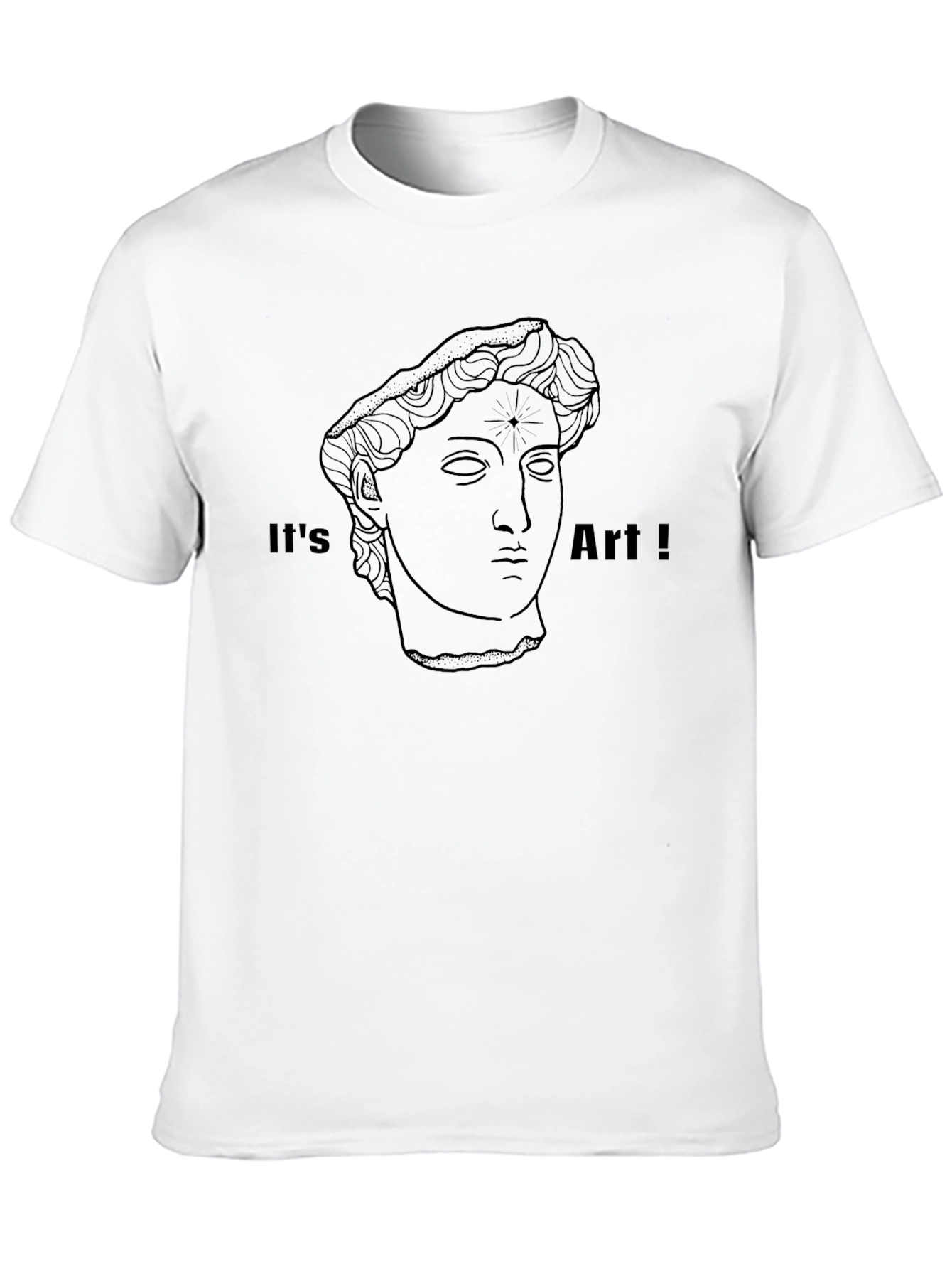 Its Art! Graphic Tee - Stylish Black T-Shirt