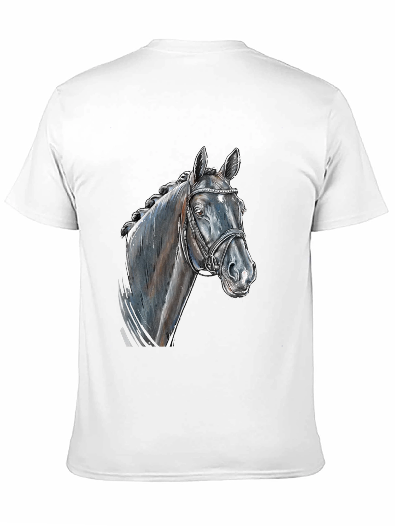 Horse Head Graphic Tee - Equestrian Style