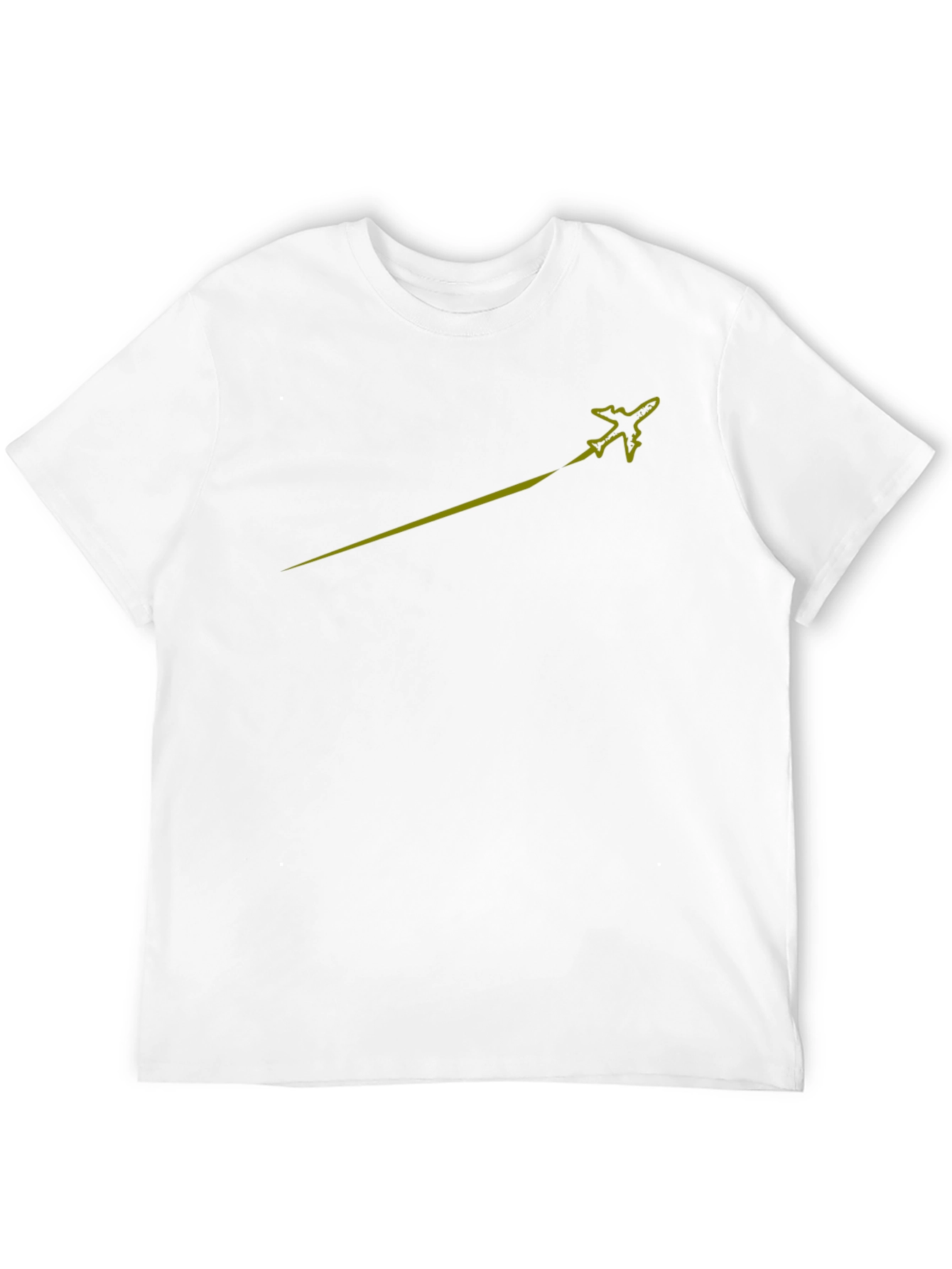 Airplane Graphic Tee - Black Cotton Comfort