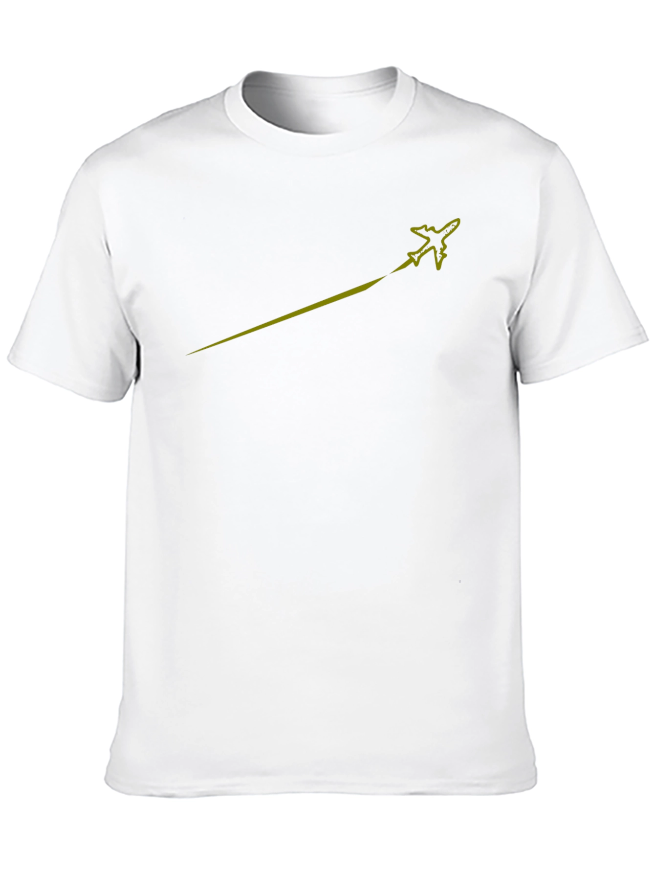 Airplane Graphic Tee - Black Cotton Comfort