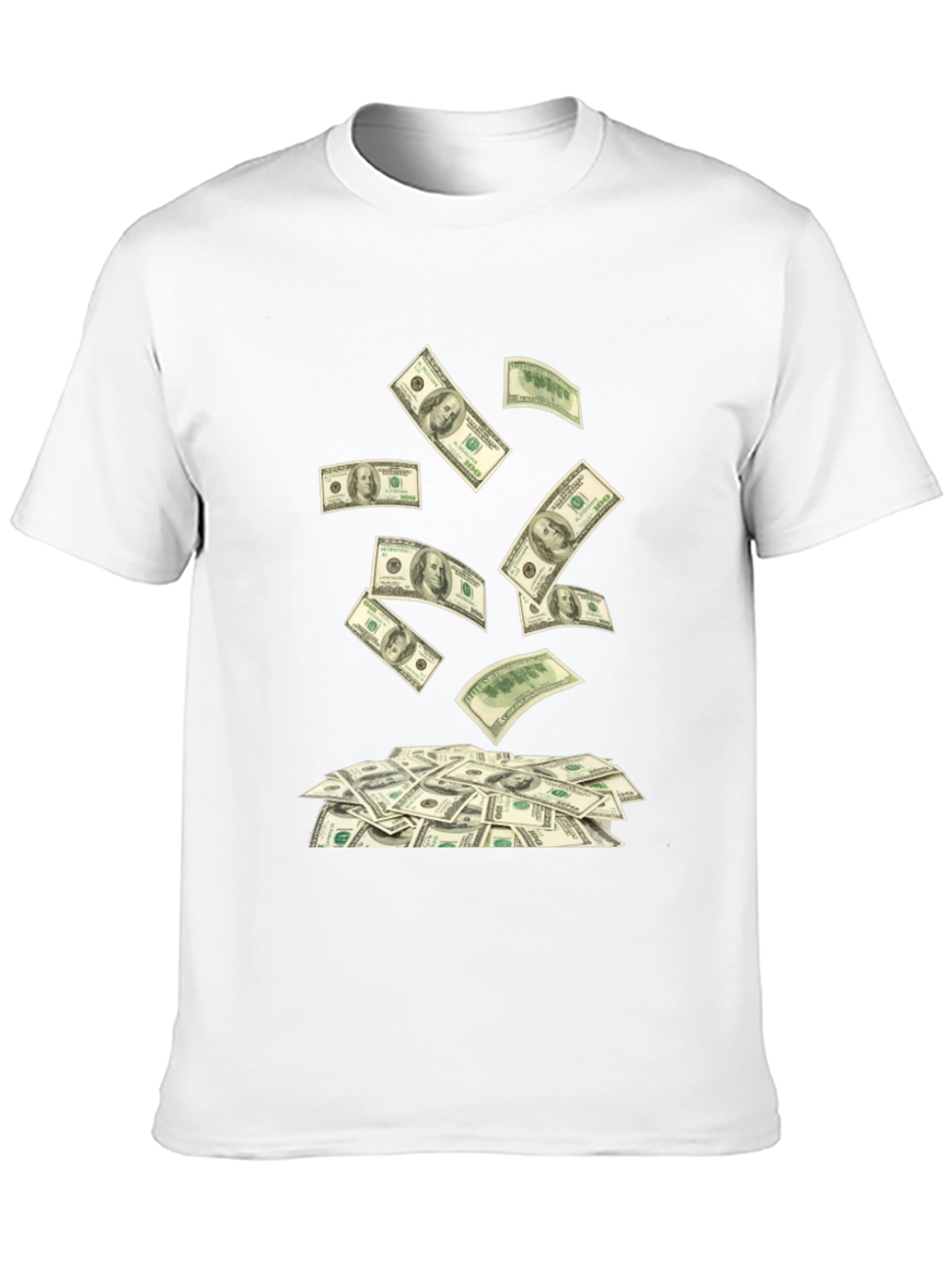 Money T-Shirt - Black - Hundred Dollar Bills