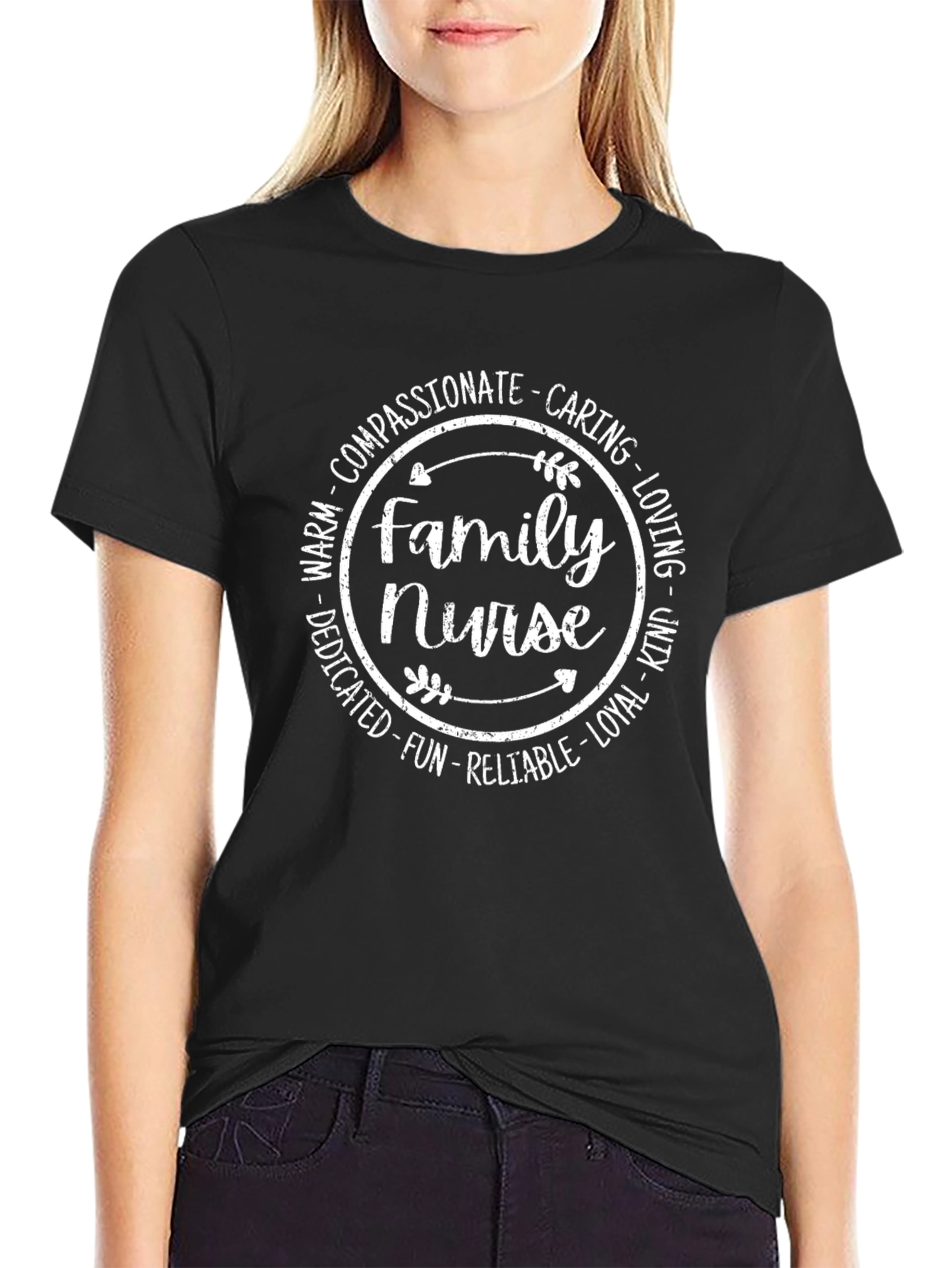 Family Nurse T-Shirt - Caring & Compassionate