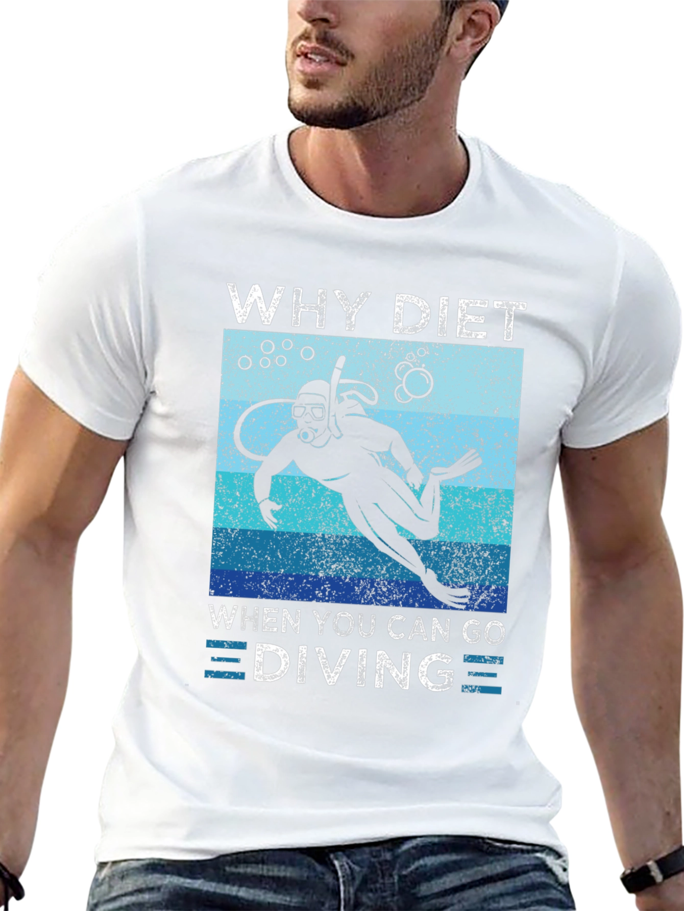 Why Diet When You Can Go Diving T-Shirt
