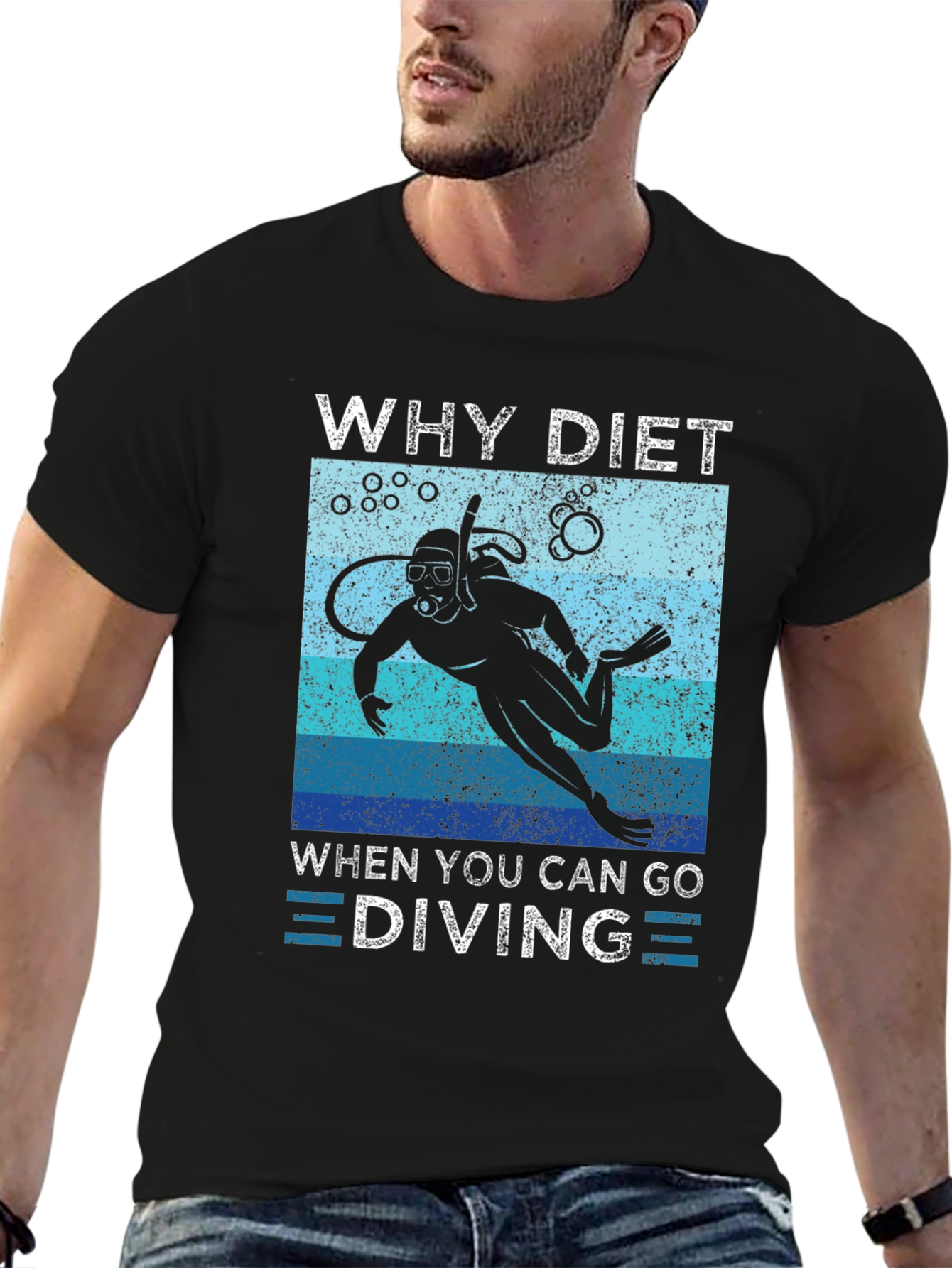 Why Diet When You Can Go Diving T-Shirt