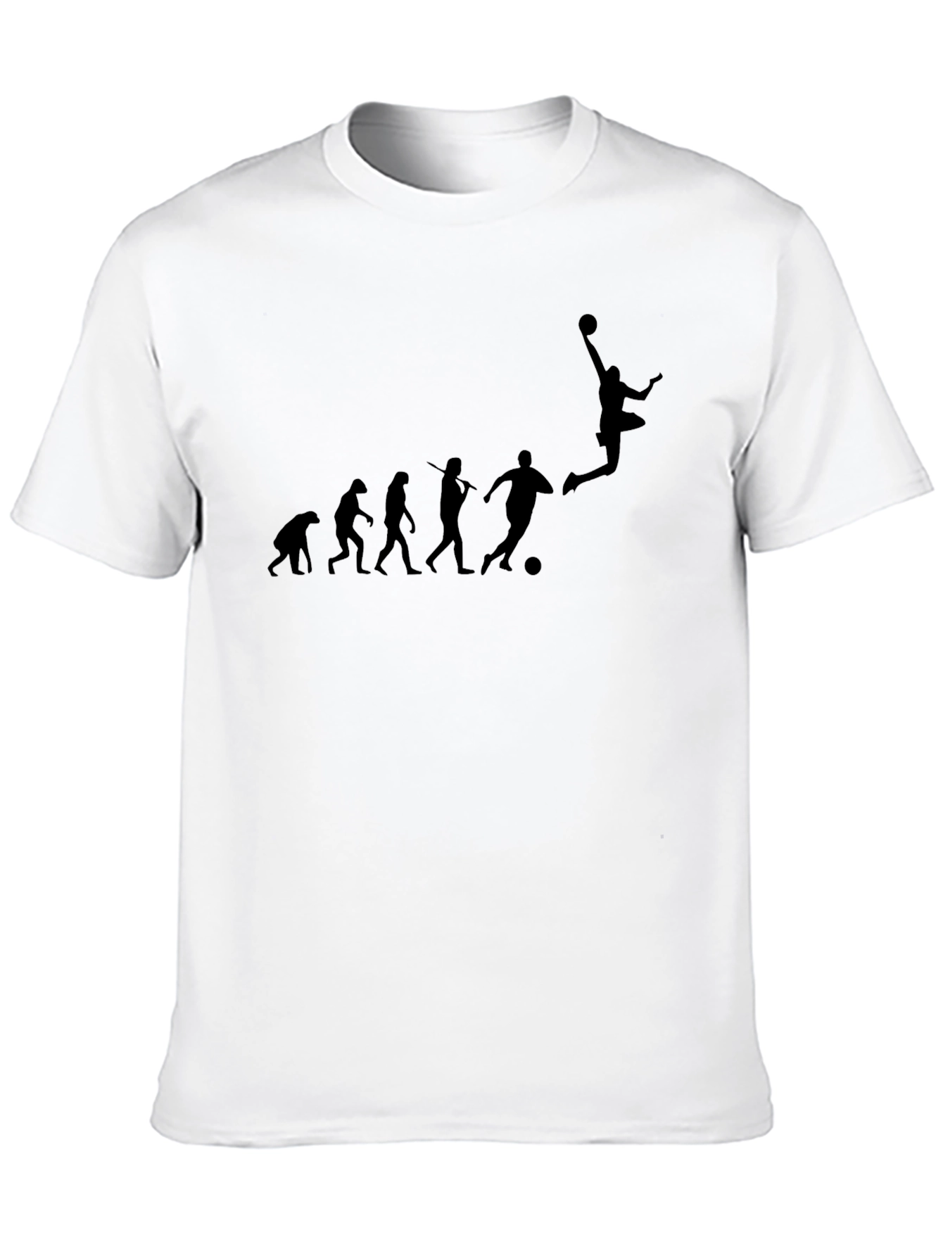 Soccer Evolution Mens Black T-Shirt