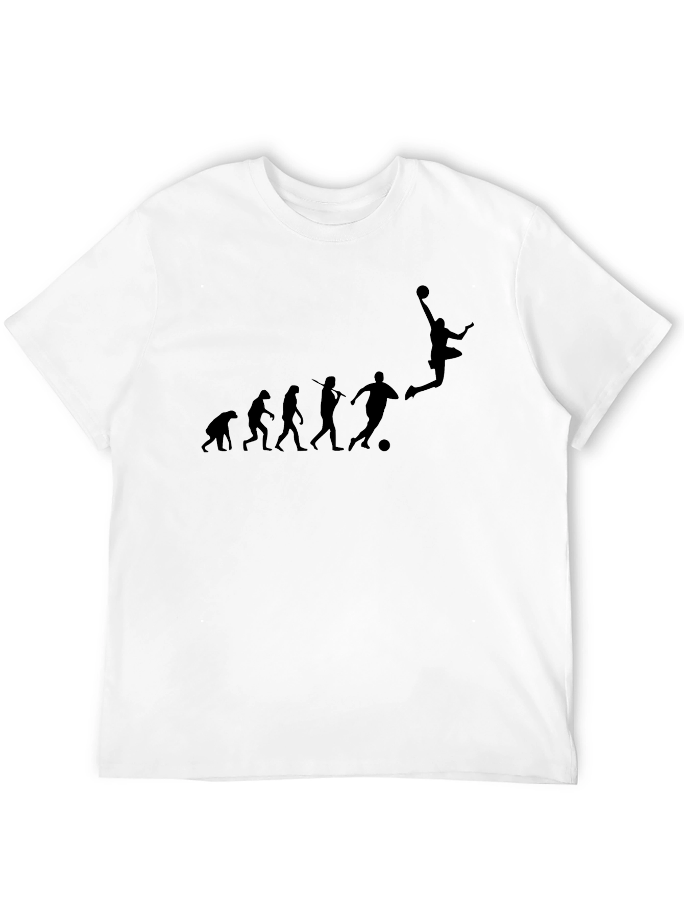 Soccer Evolution Mens Black T-Shirt