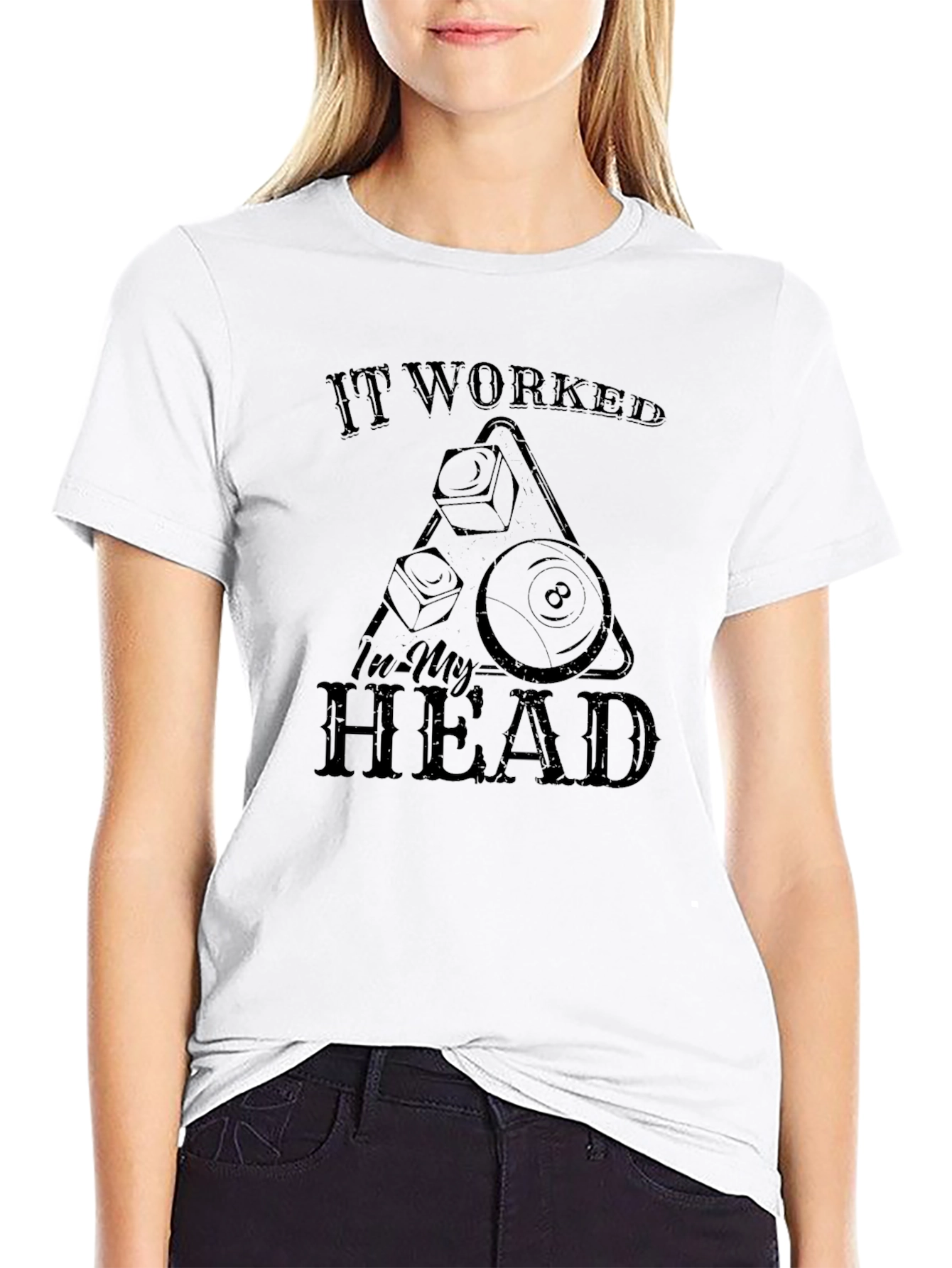 It Worked In My Head Billiards Graphic T-Shirt