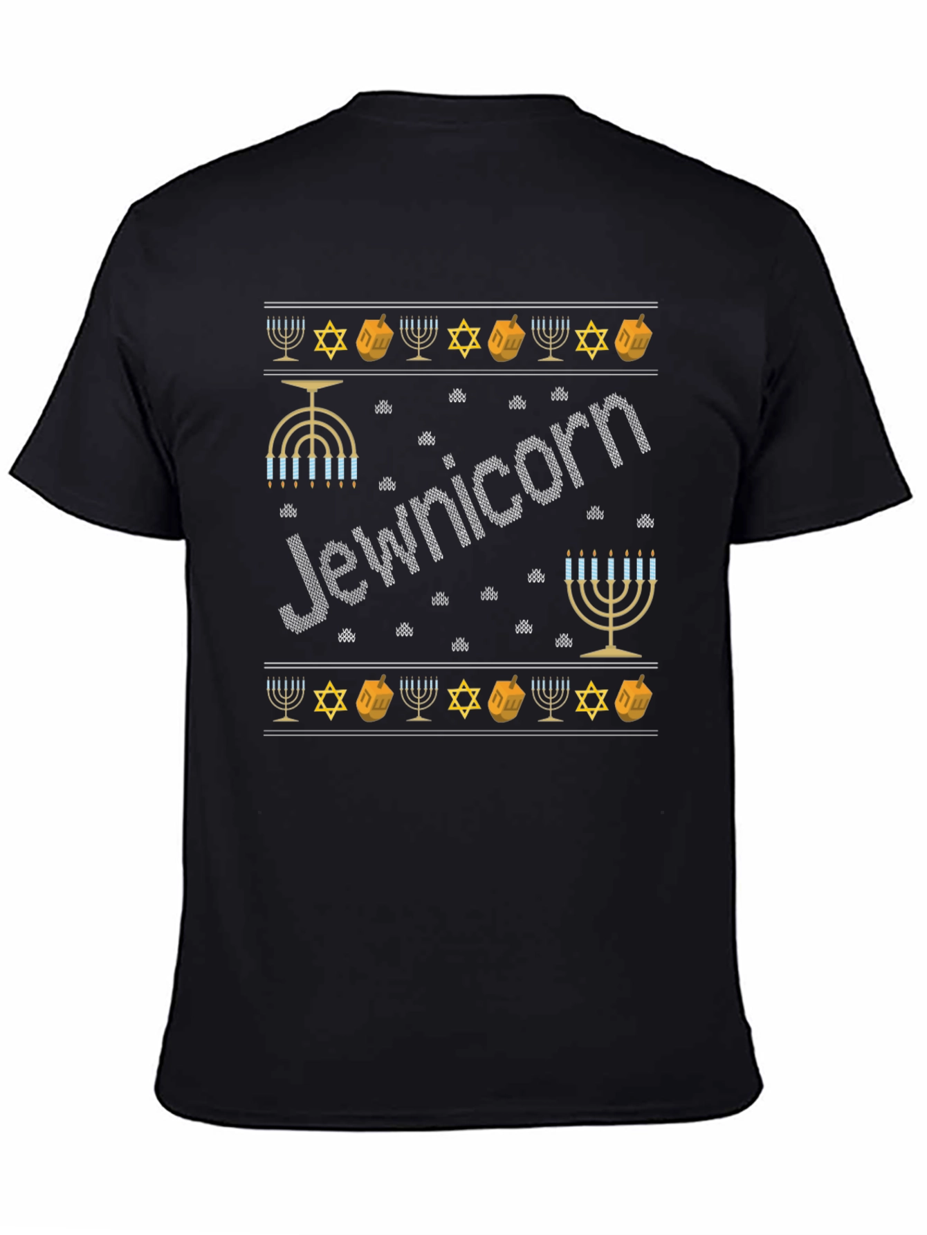 Jewnicorn Hanukkah T-Shirt Holiday Celebration