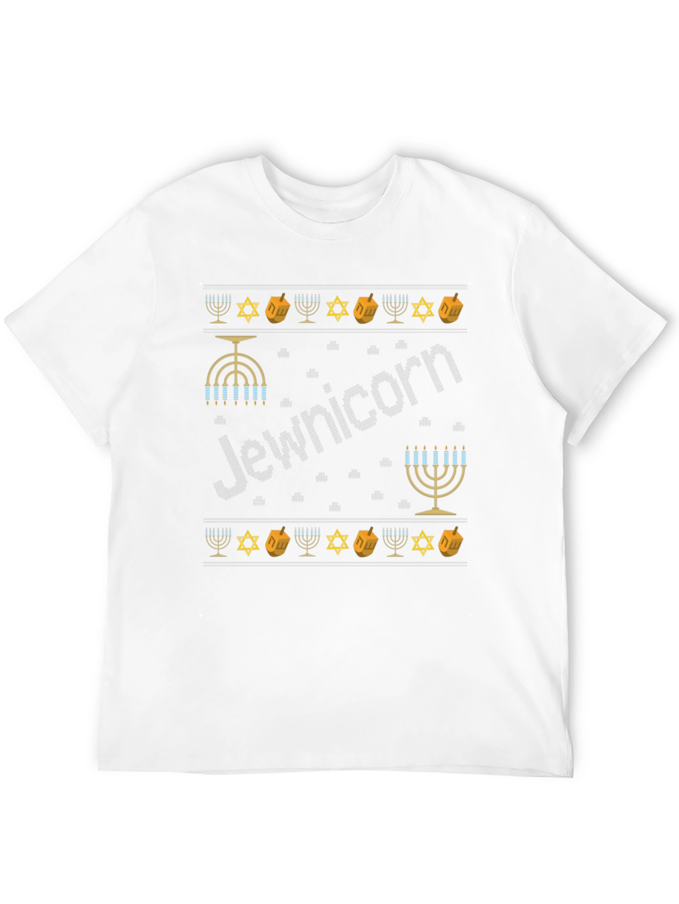 Jewnicorn Hanukkah T-Shirt Holiday Celebration