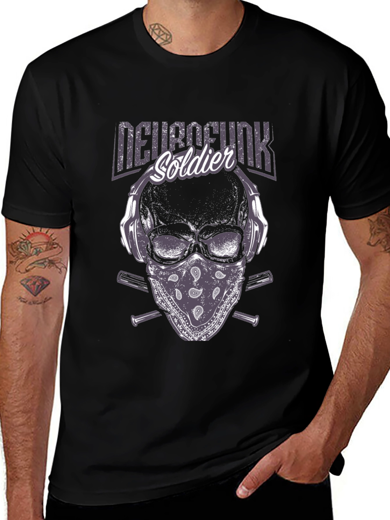 Neurofunk Soldier Graphic T-Shirt