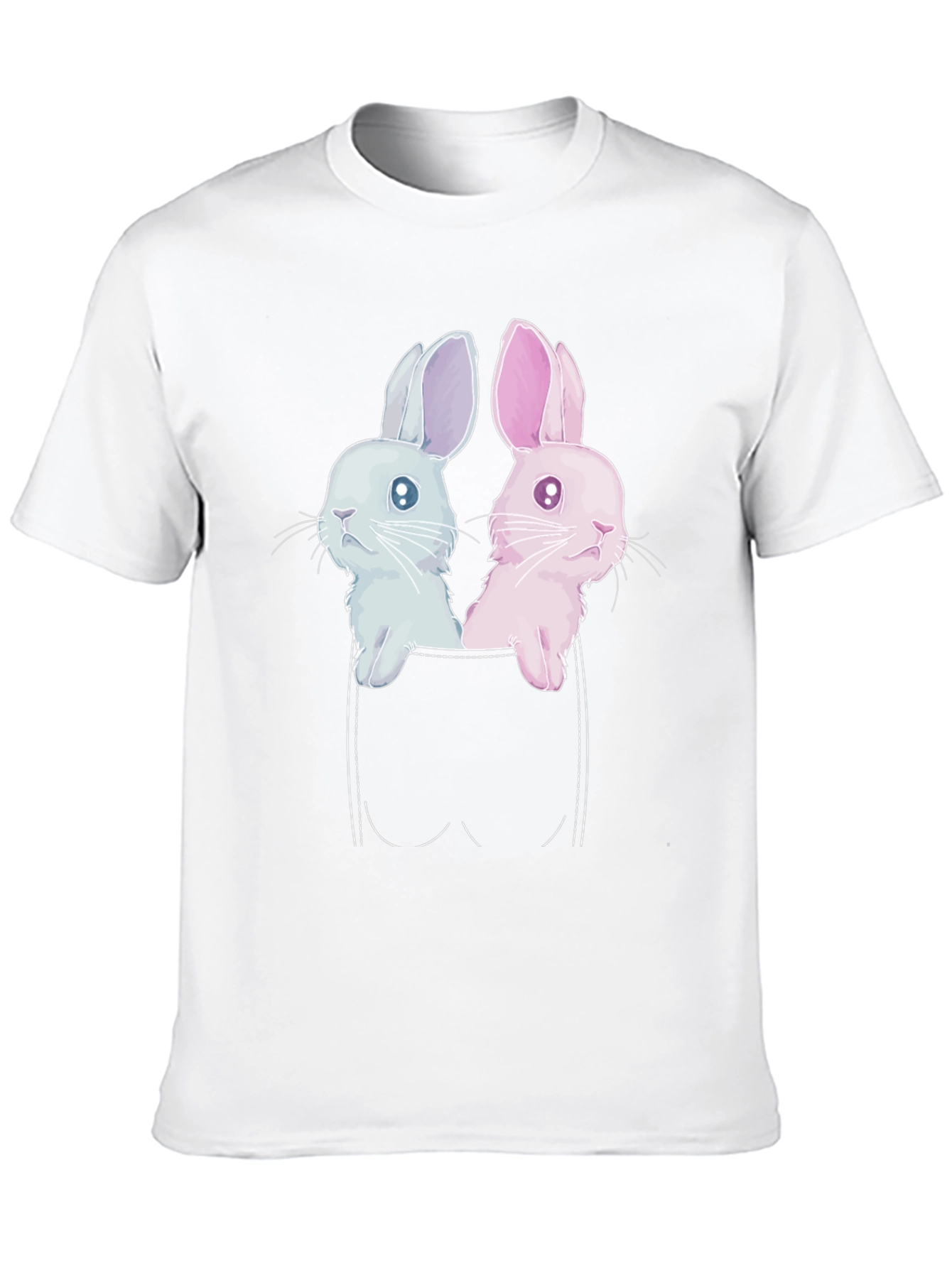 Cute Pocket Bunny T-Shirt