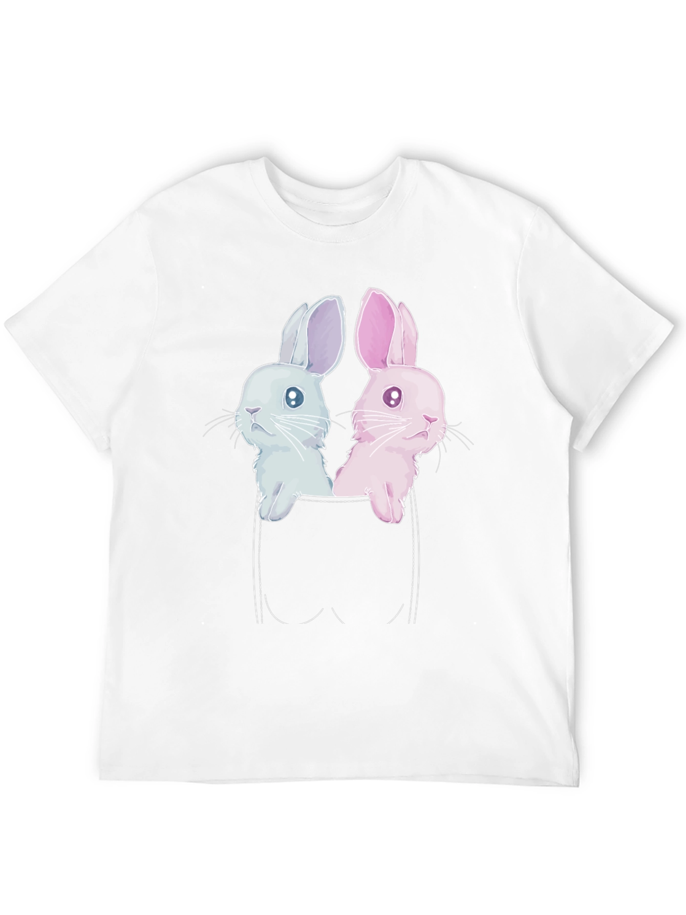 Cute Pocket Bunny T-Shirt