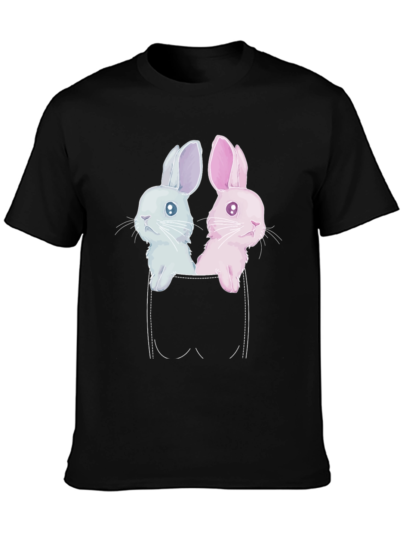 Cute Pocket Bunny T-Shirt