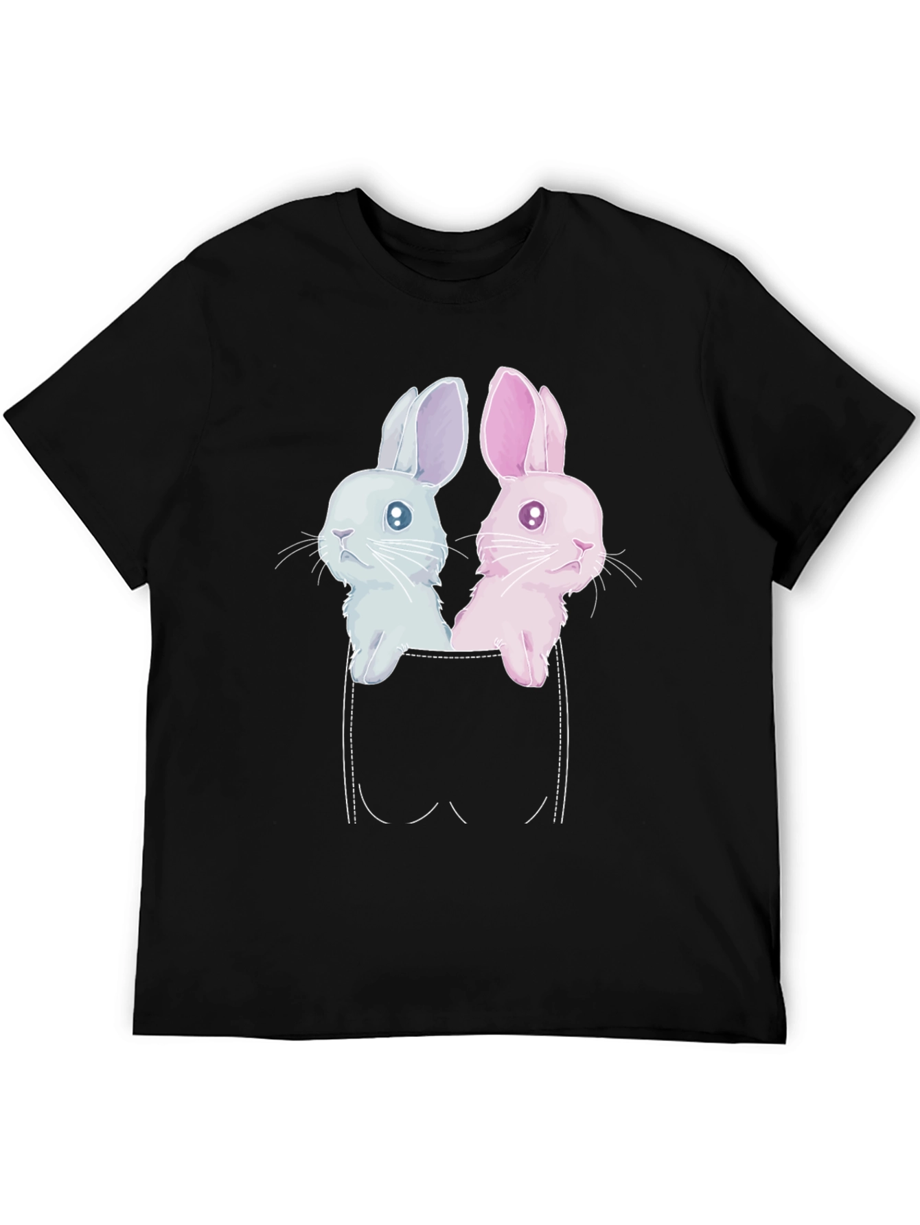 Cute Pocket Bunny T-Shirt