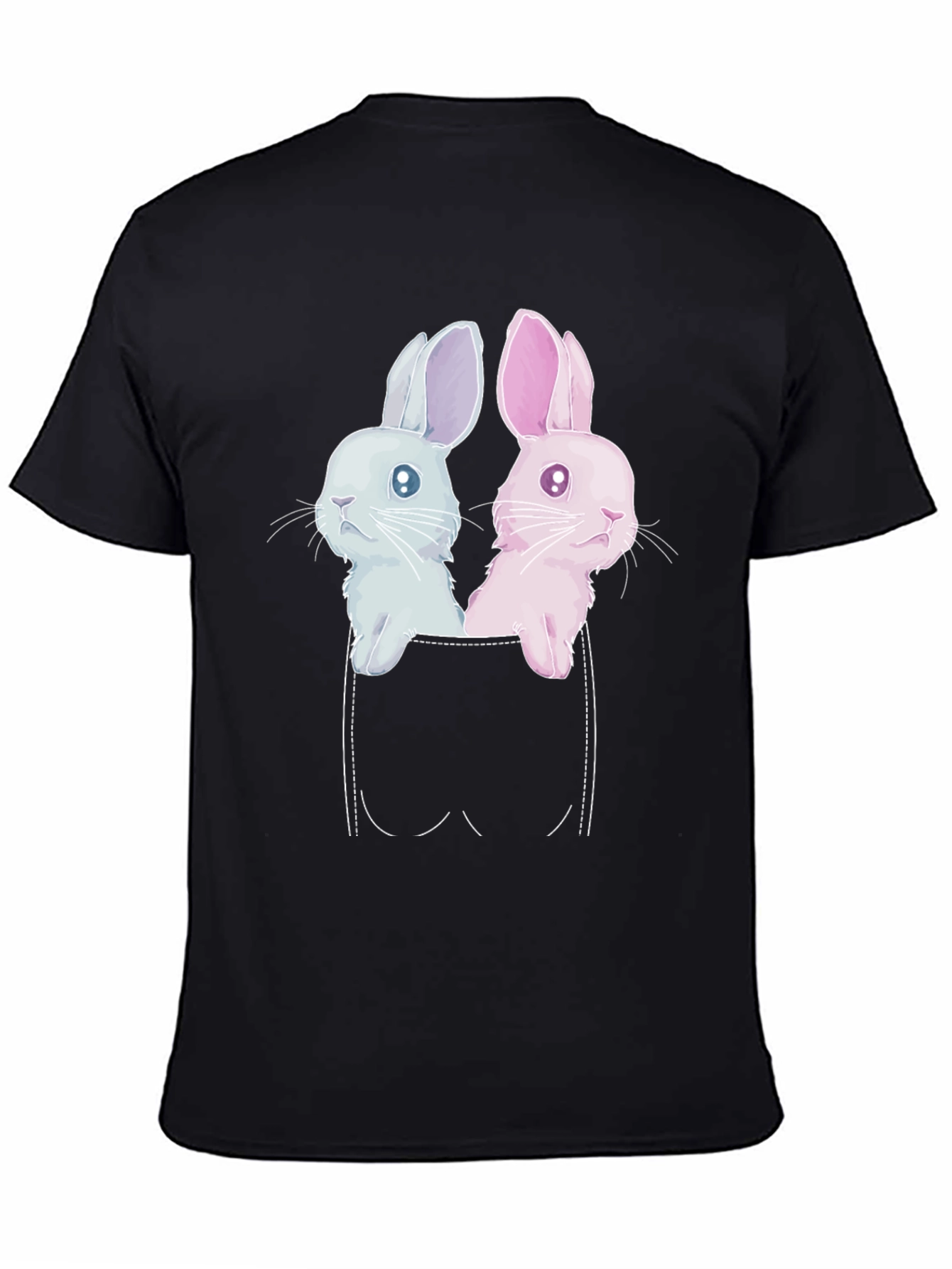 Cute Pocket Bunny T-Shirt