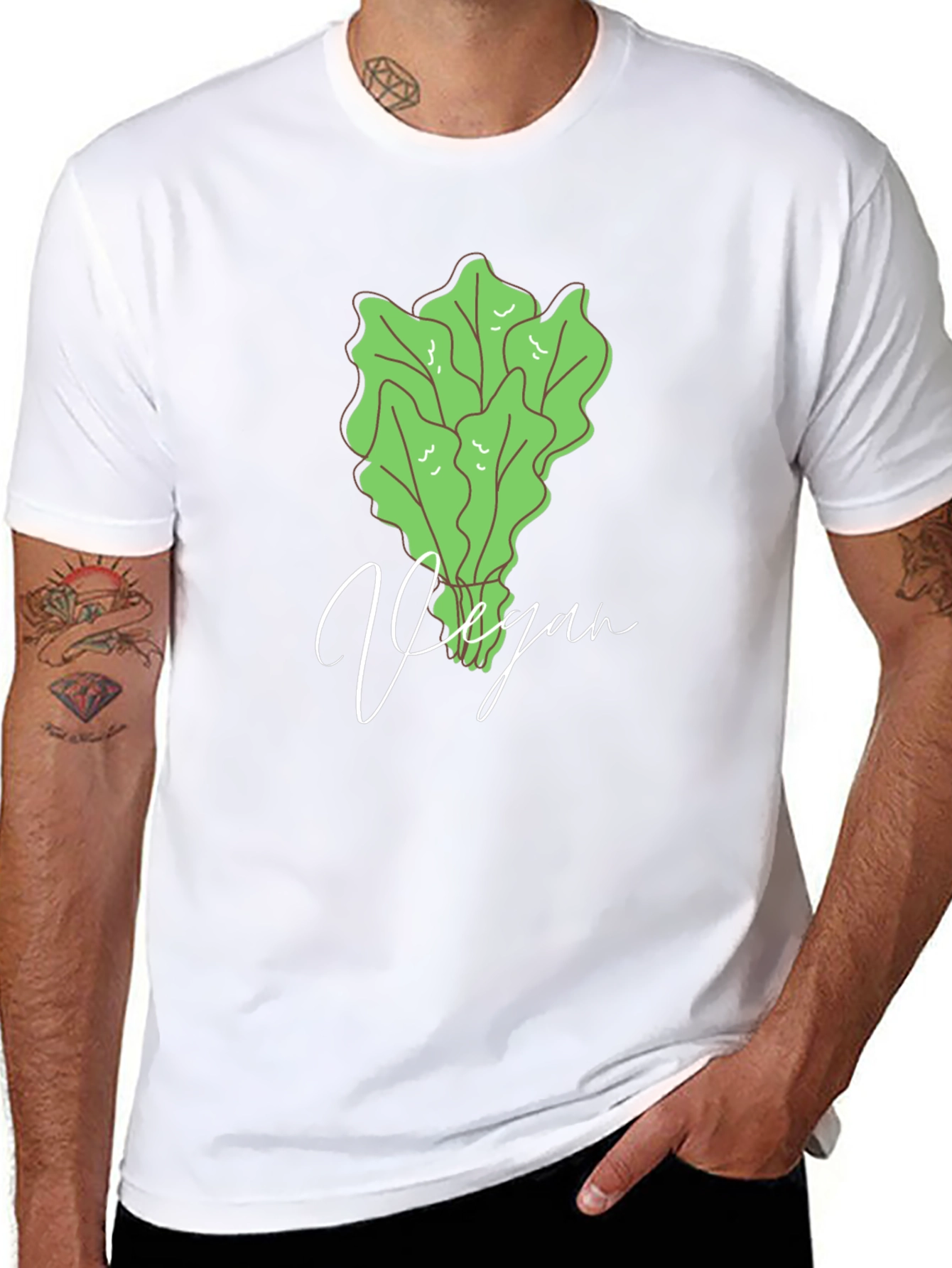 Vegan T-Shirt - Lettuce Graphic Tee