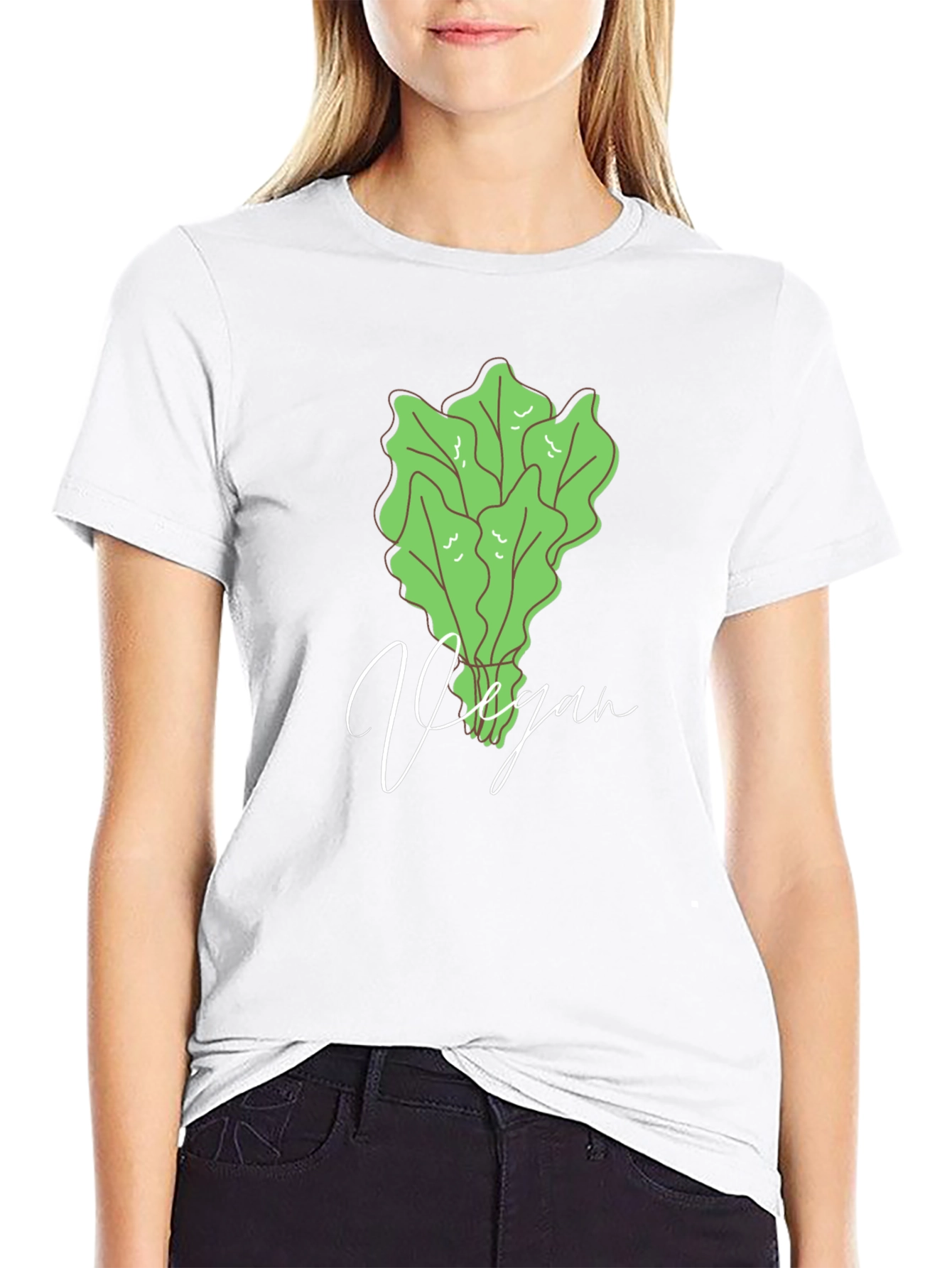 Vegan T-Shirt - Lettuce Graphic Tee