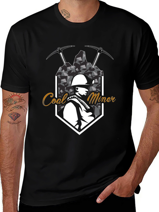 Coal Miner Graphic T-Shirt - Mining Heritage Tee