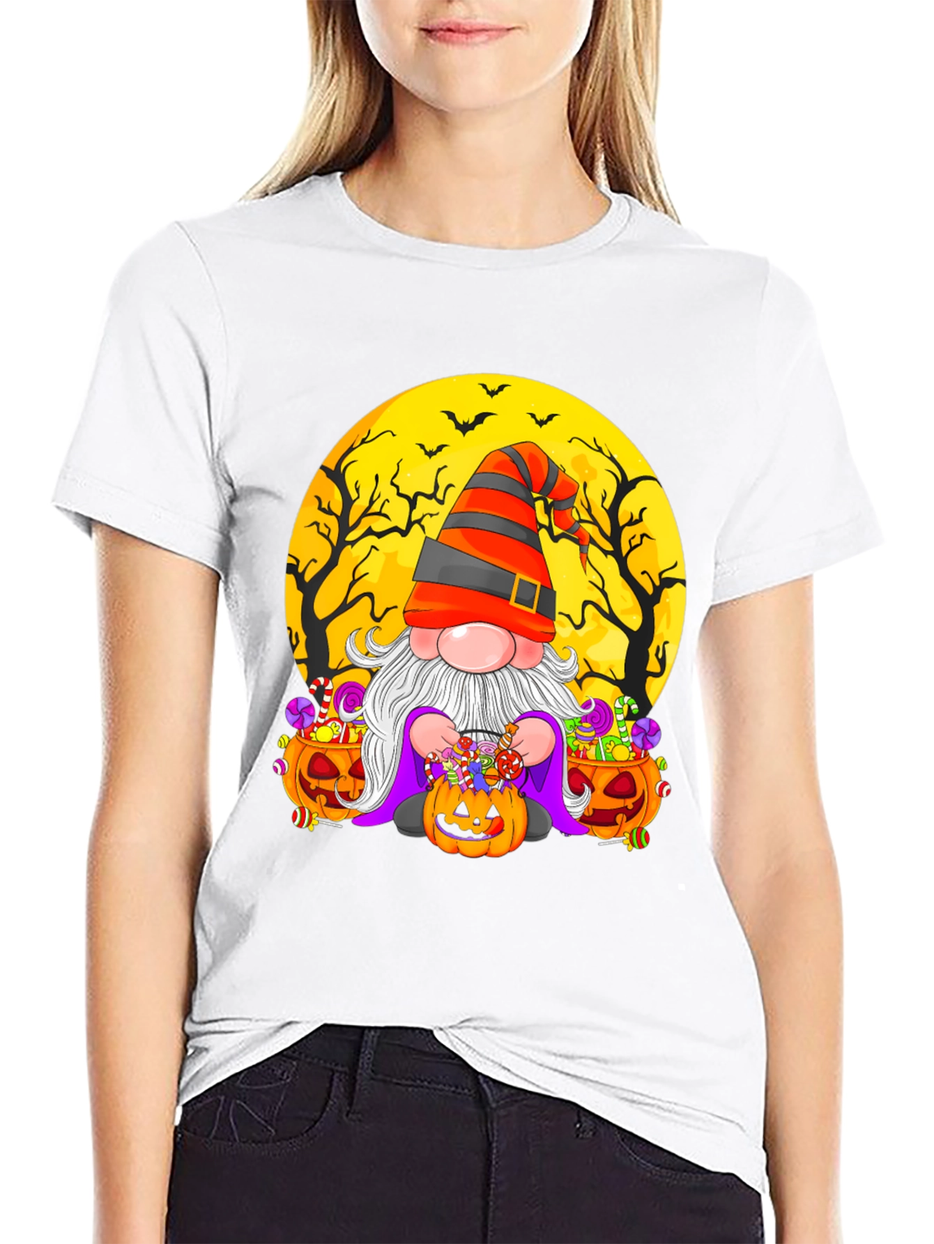 Halloween Gnome T-Shirt - Festive Fall Apparel