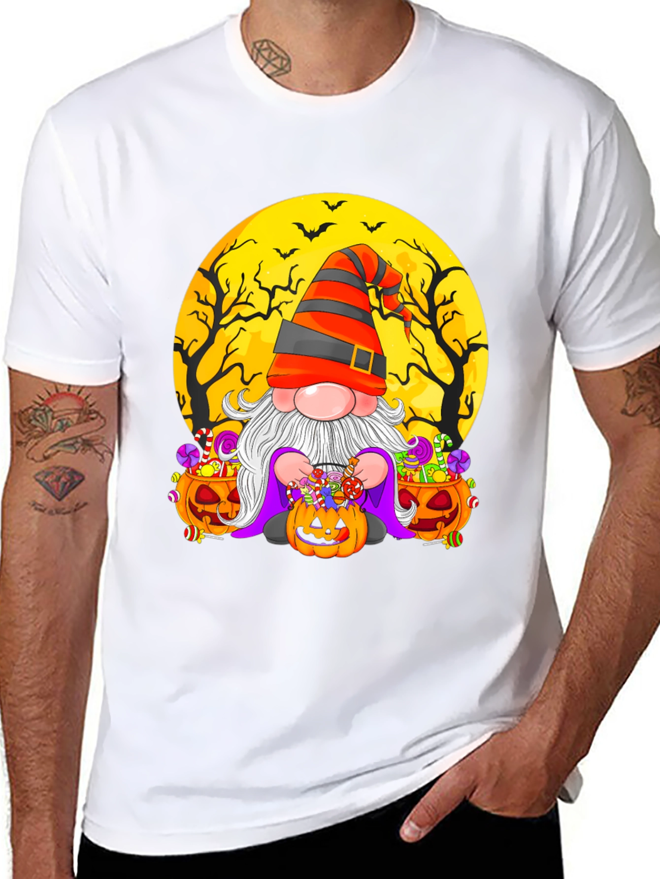Halloween Gnome T-Shirt - Festive Fall Apparel