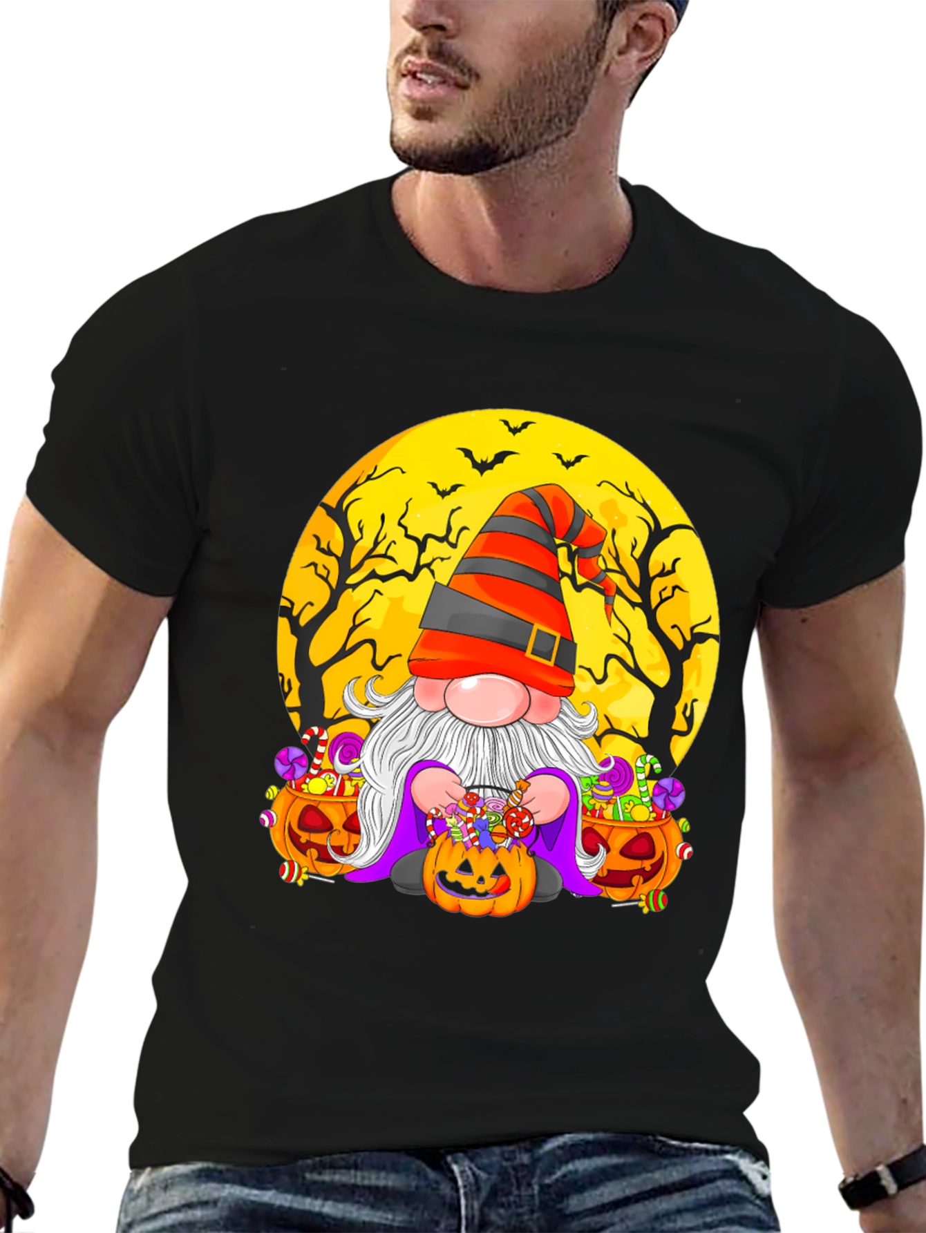 Halloween Gnome T-Shirt - Festive Fall Apparel