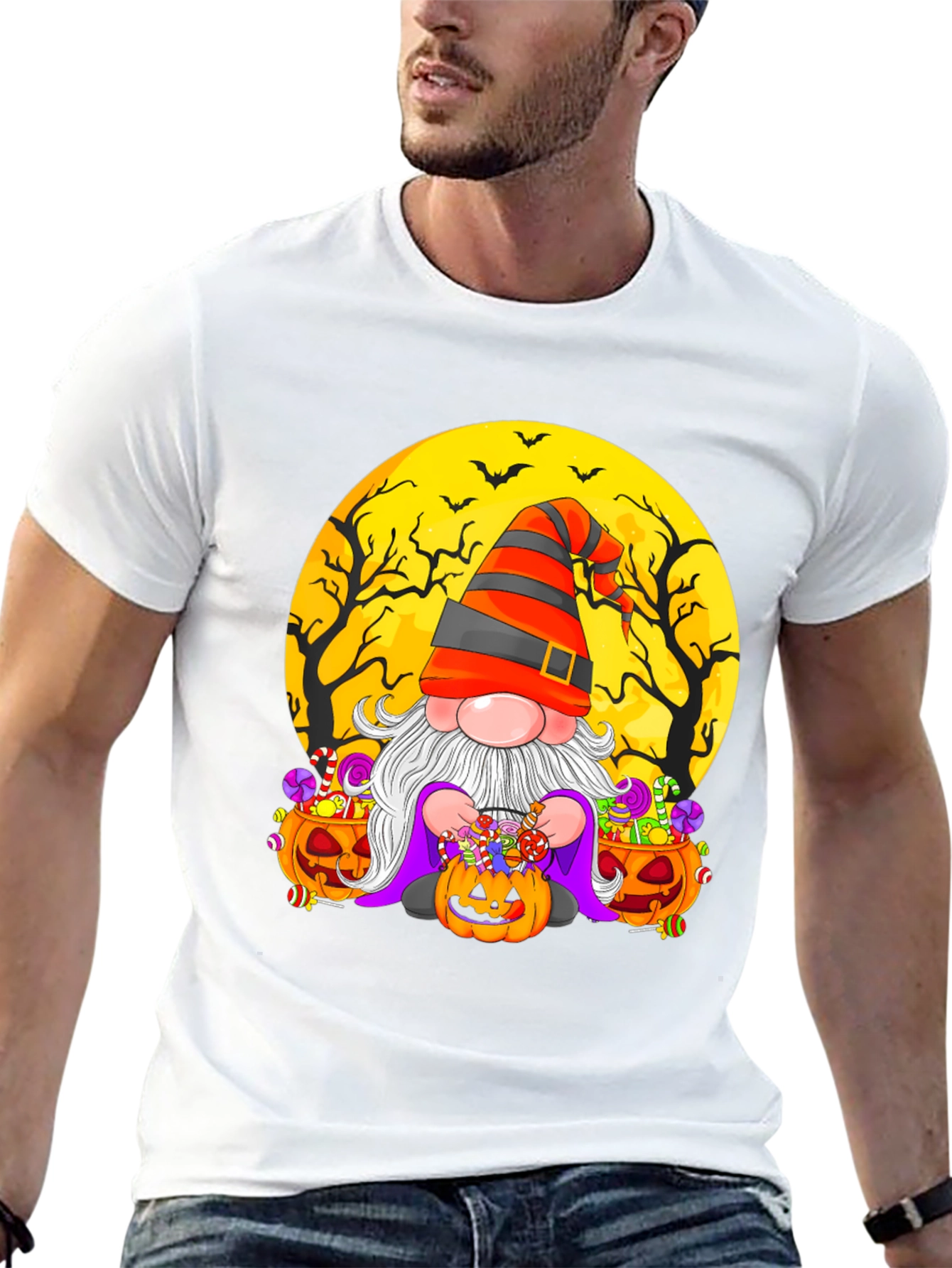 Halloween Gnome T-Shirt - Festive Fall Apparel