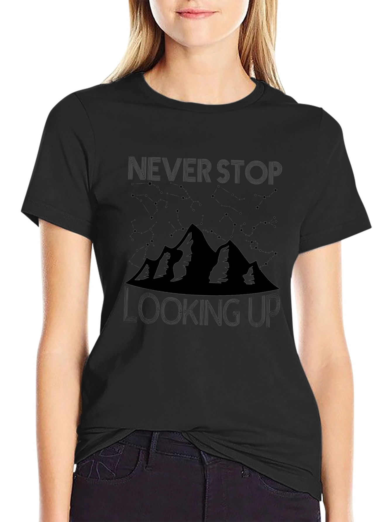 Never Stop Looking Up Graphic Tee