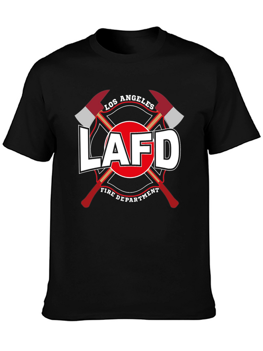 LAFD Los Angeles Fire Department Black T-Shirt