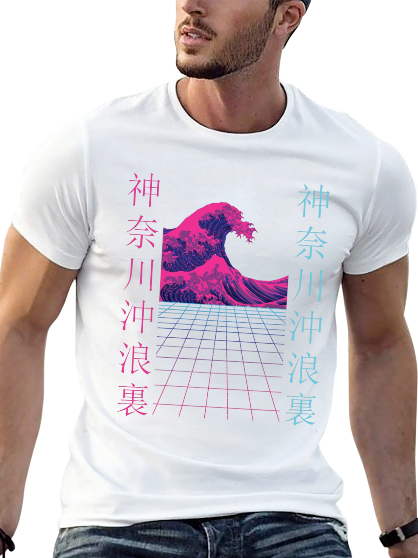 Retro Japanese Wave Graphic Tee