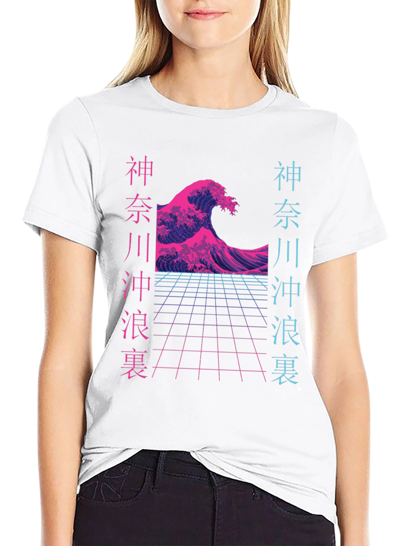 Retro Japanese Wave Graphic Tee