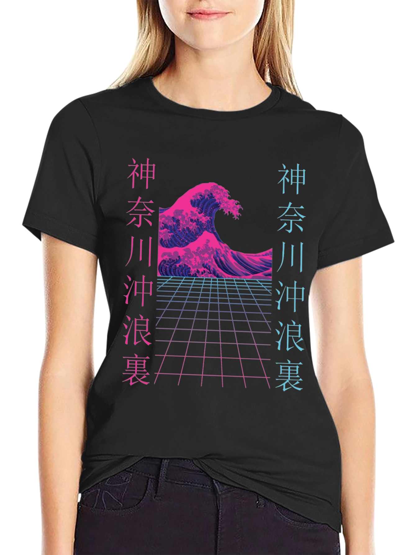 Retro Japanese Wave Graphic Tee