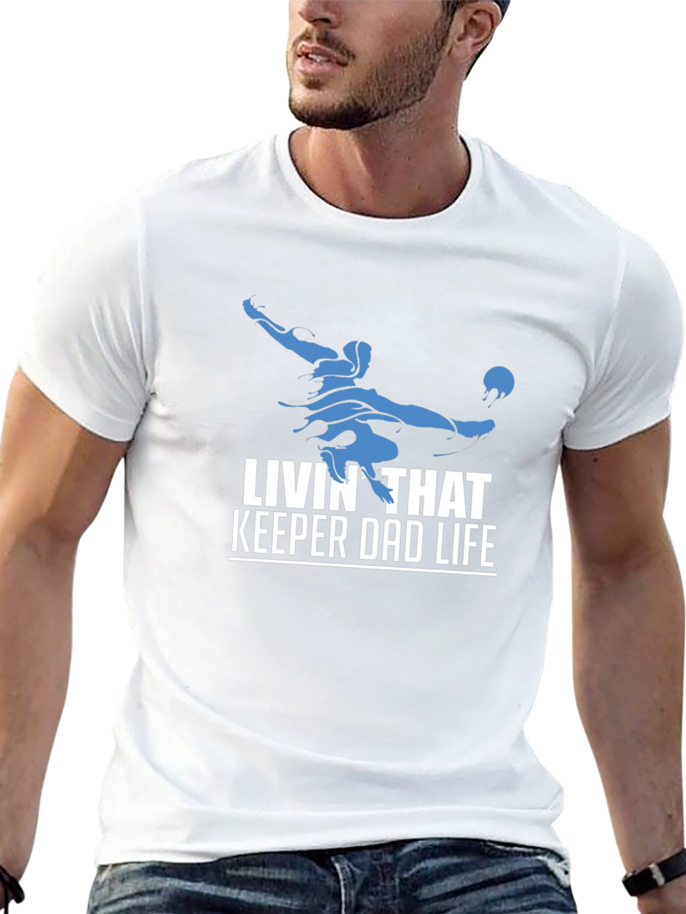 Livin That Keeper Dad Life T-Shirt