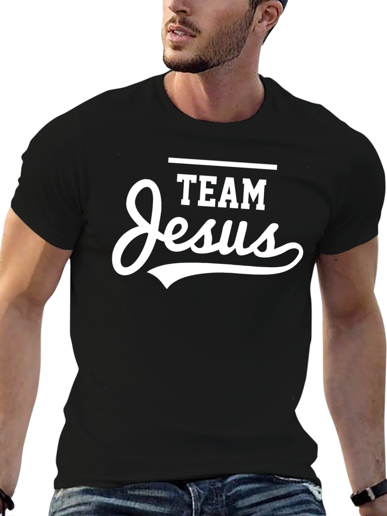 Team Jesus Graphic T-Shirt - Christian Faith Tee