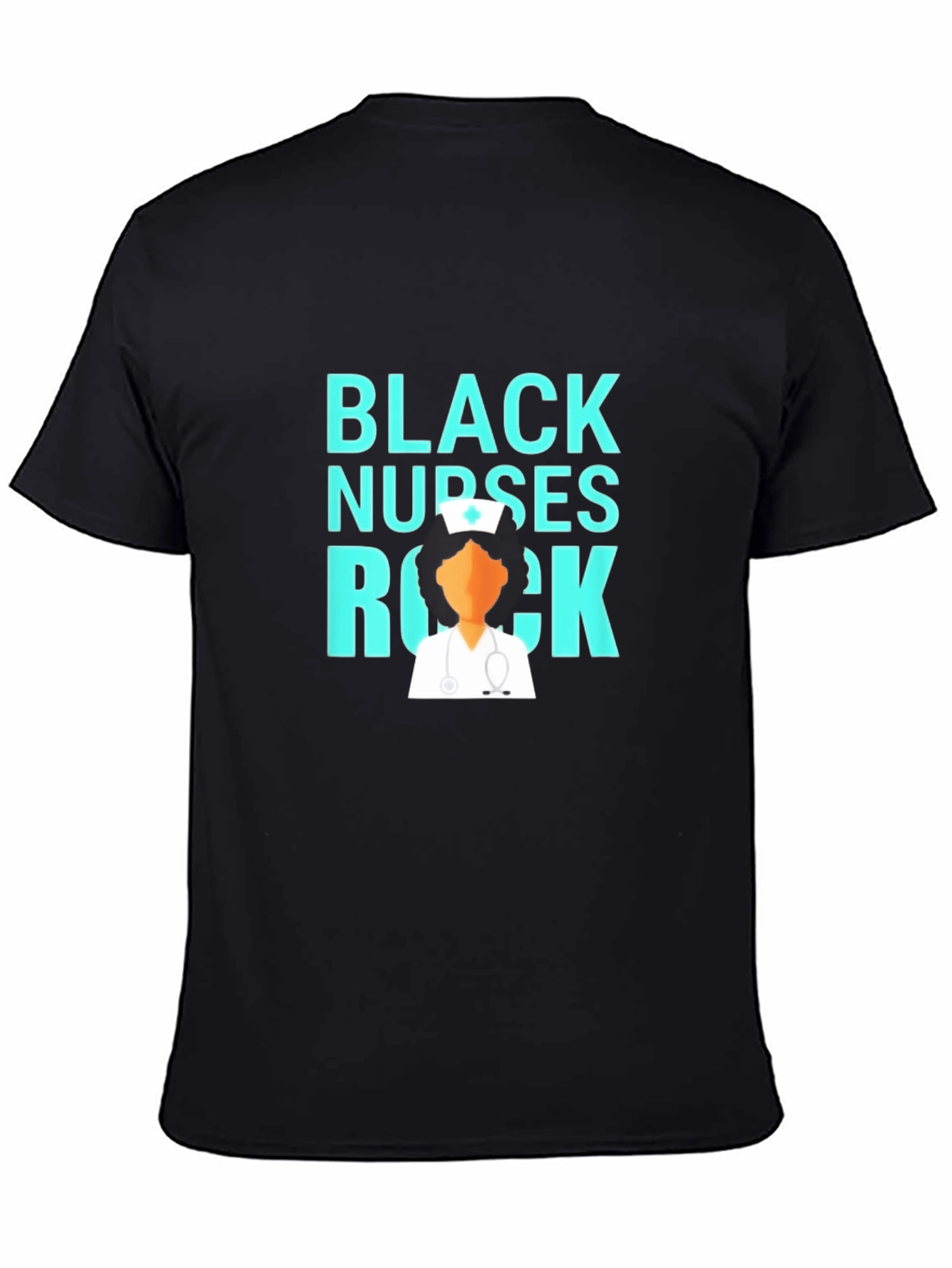 Black Nurses Rock T-Shirt - Stylish Graphic Tee