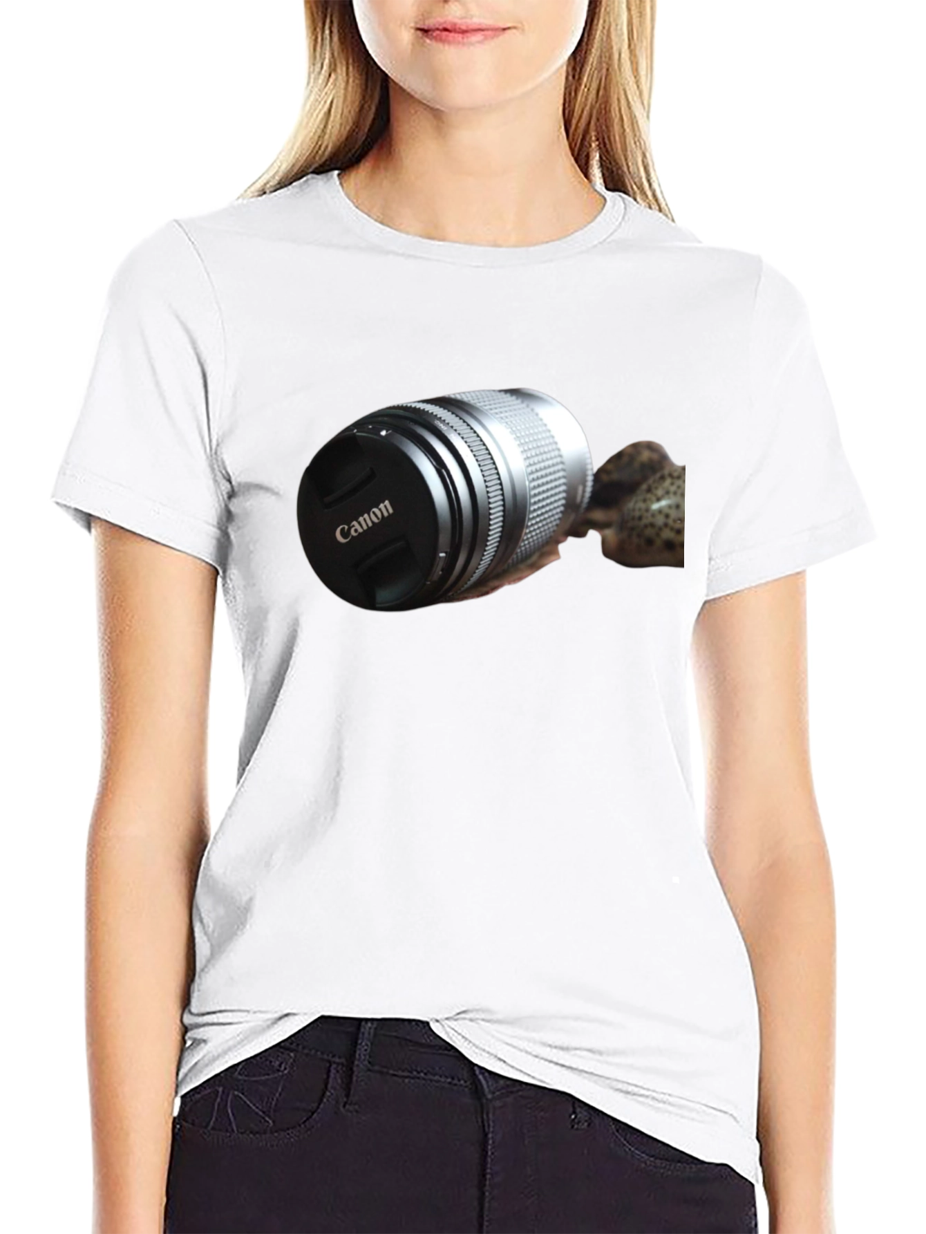 Canon Lens T-Shirt - Photography Enthusiast Apparel