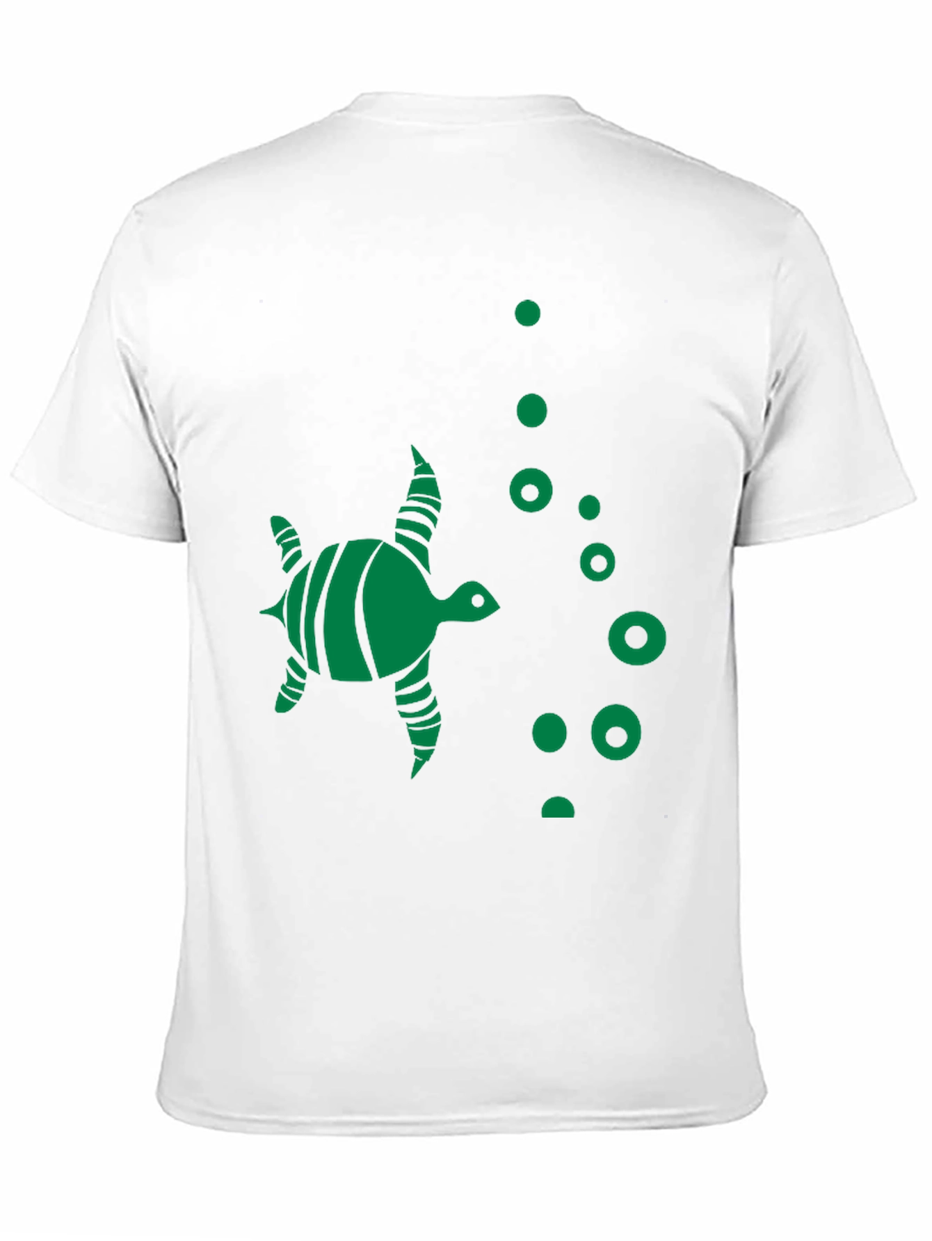 Turtle Graphic Tee - Black Crew Neck T-Shirt