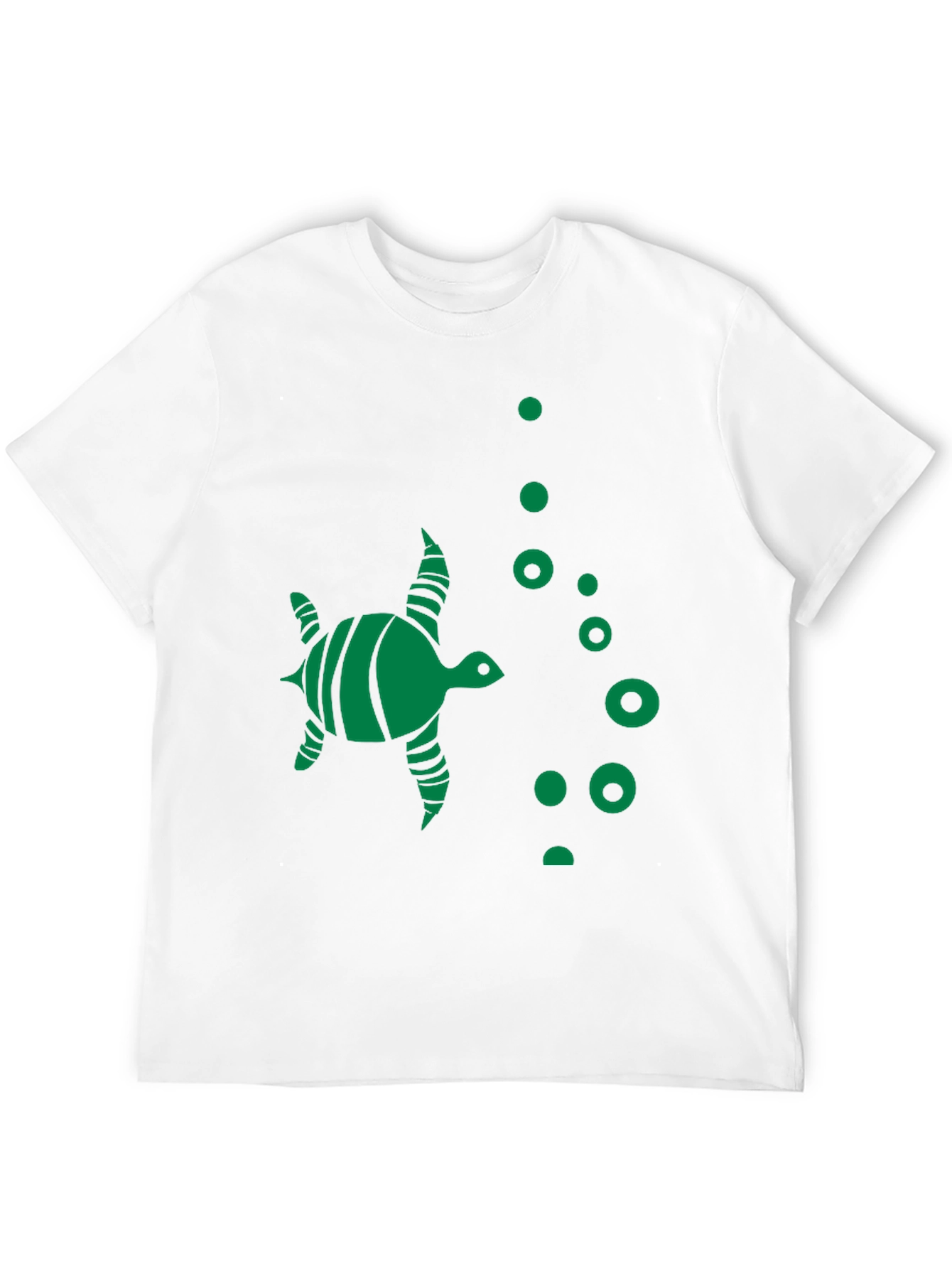 Turtle Graphic Tee - Black Crew Neck T-Shirt