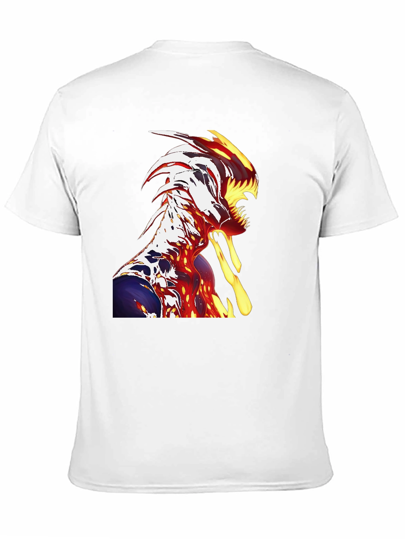 Fiery Monster Graphic T-Shirt - Unique Design