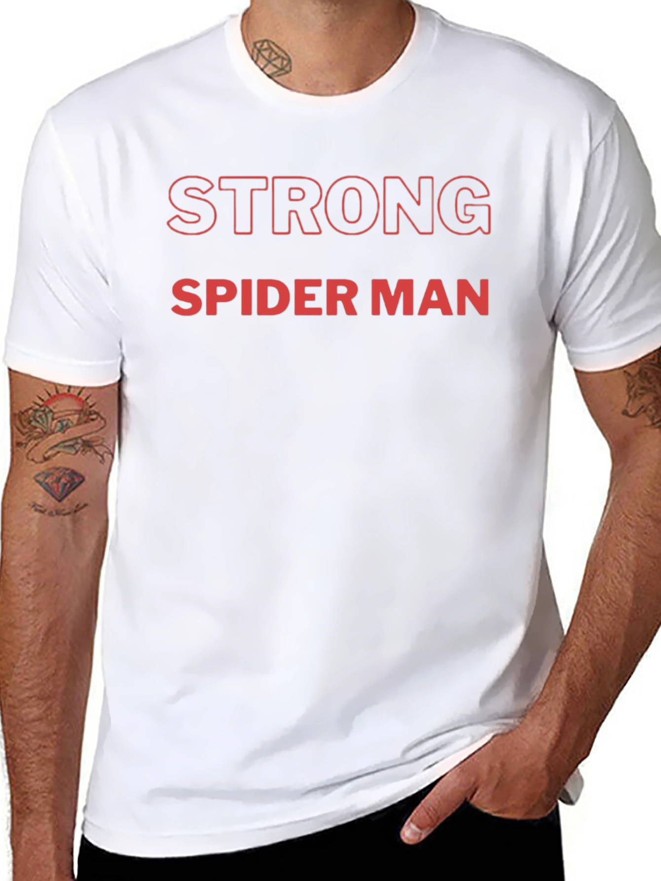 Strong Spider Man Graphic T-Shirt - Classic Tee