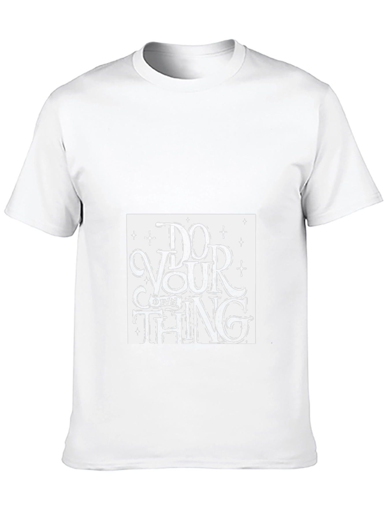 Do Your Own Thing Graphic Tee - Black