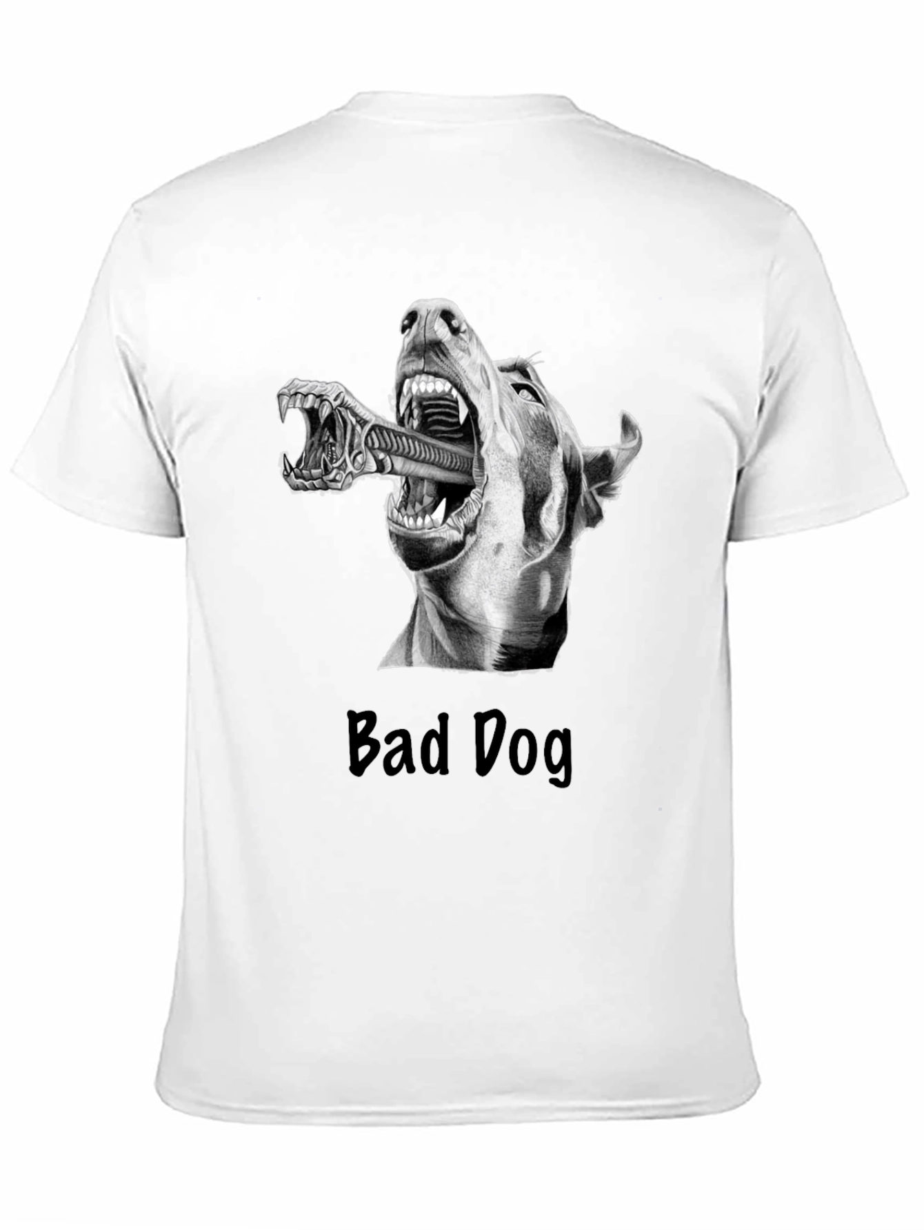 Bad Dog Alien T-Shirt - Sci-Fi Graphic Tee