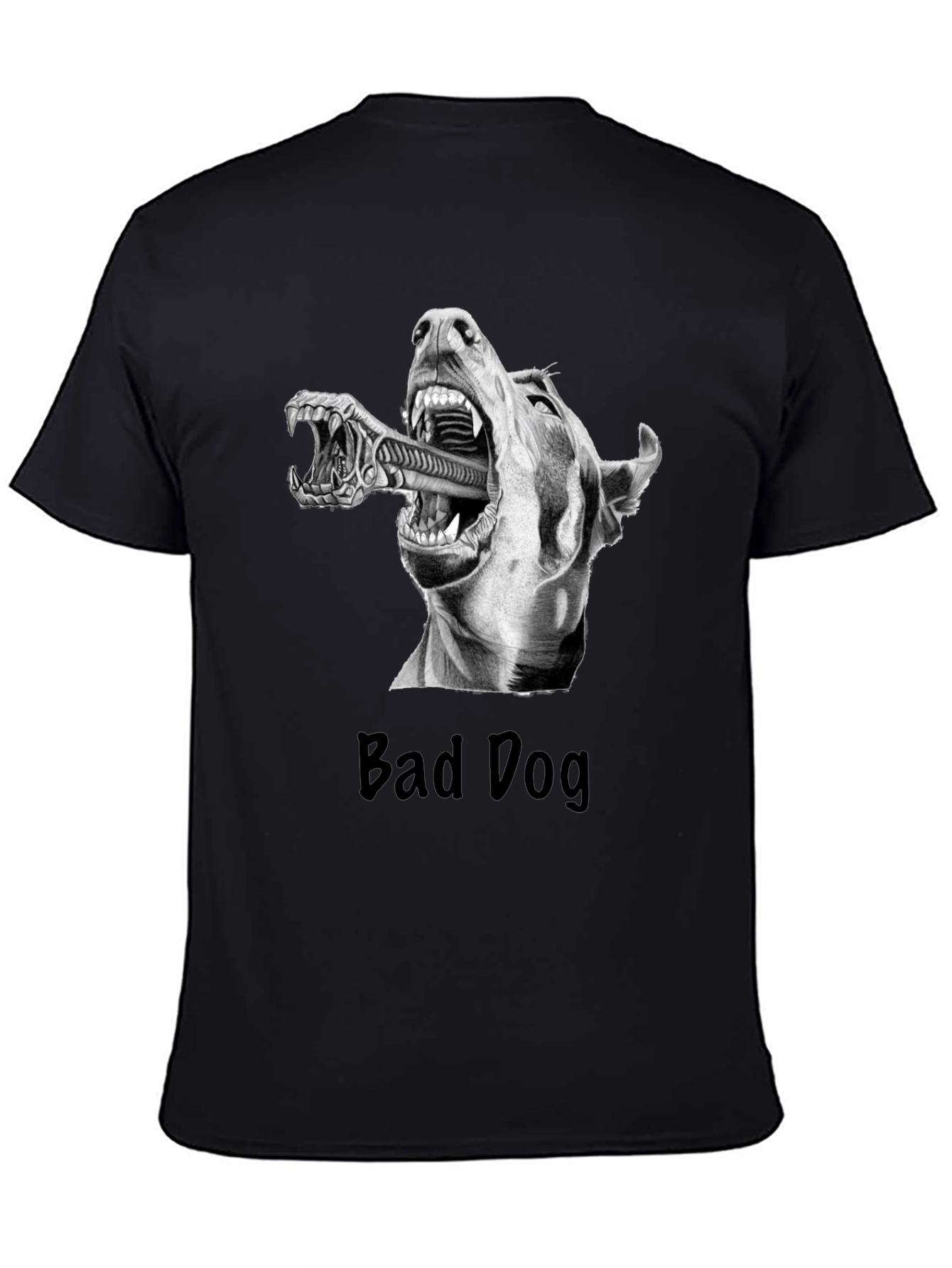 Bad Dog Alien T-Shirt - Sci-Fi Graphic Tee