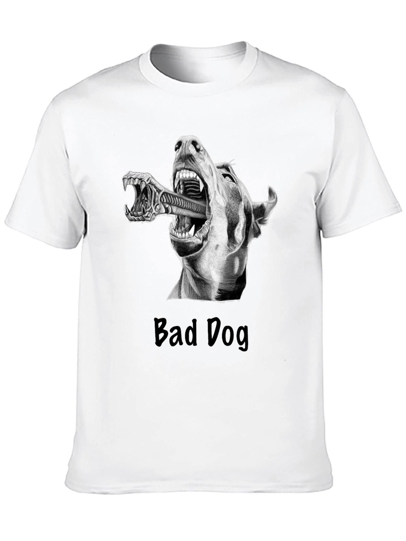 Bad Dog Alien T-Shirt - Sci-Fi Graphic Tee
