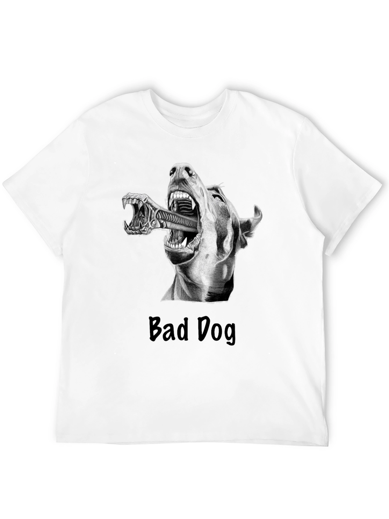 Bad Dog Alien T-Shirt - Sci-Fi Graphic Tee