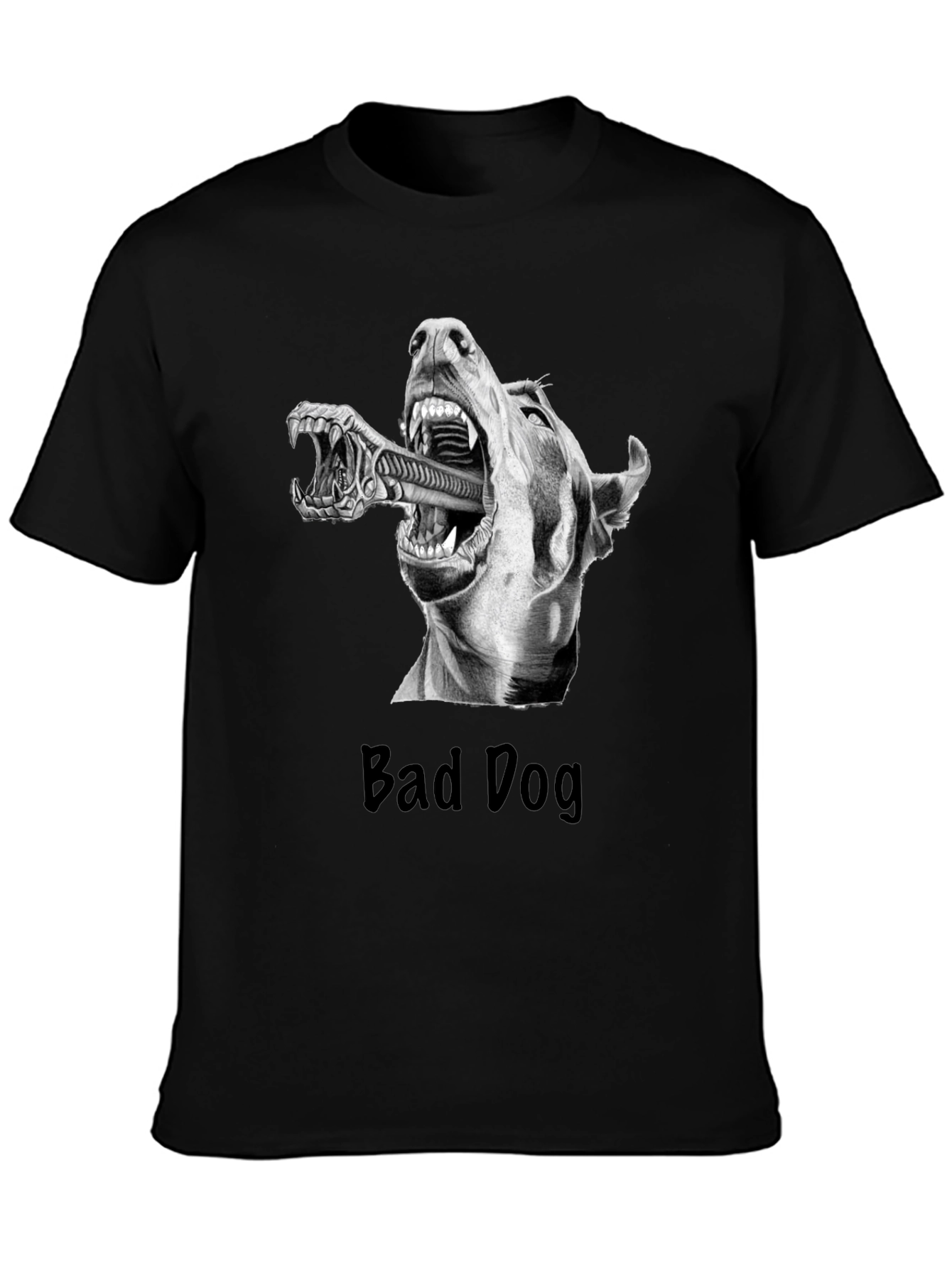 Bad Dog Alien T-Shirt - Sci-Fi Graphic Tee