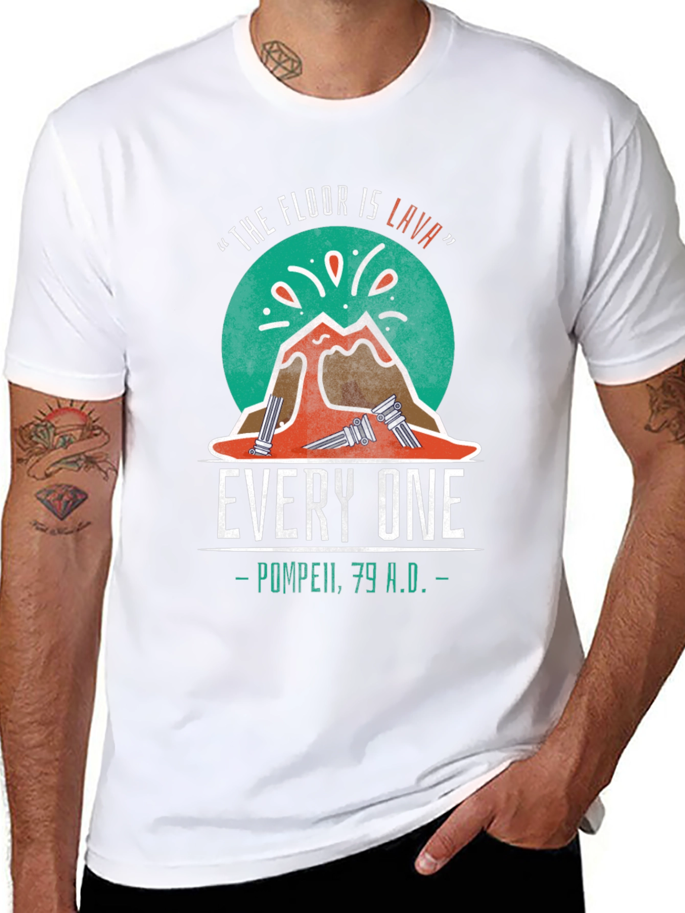 The Floor is Lava Pompeii T-Shirt