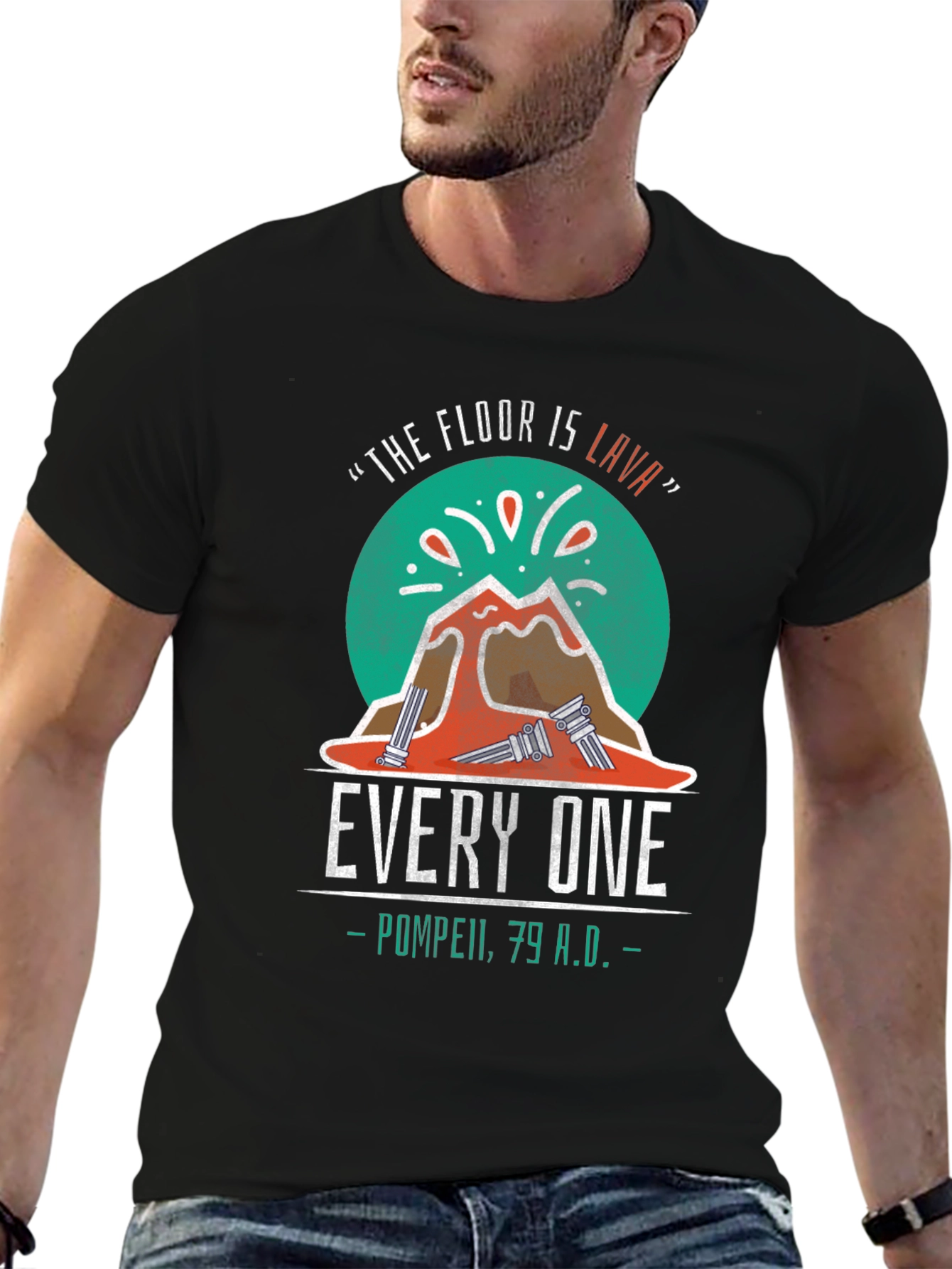 The Floor is Lava Pompeii T-Shirt